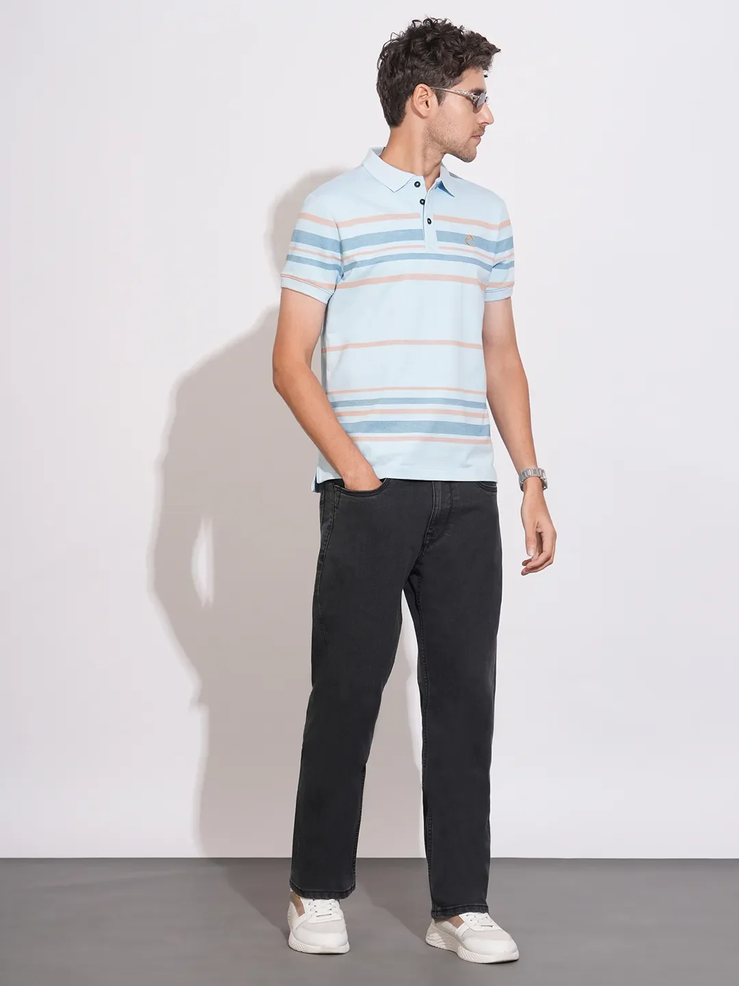 Black Boot Cut Fit Denims For Men By Being Human Clothing - Image 4