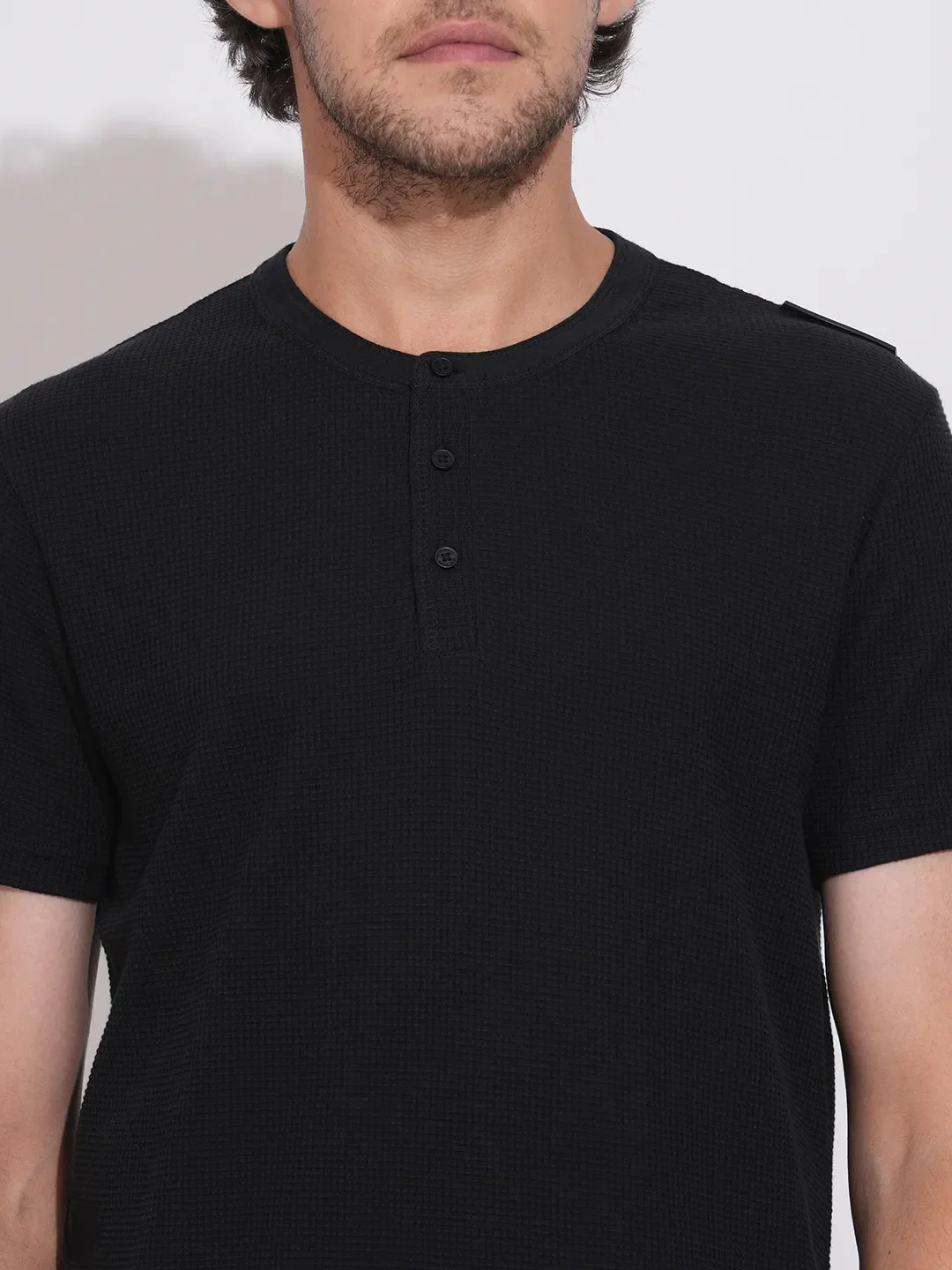 Black Moderno Fit Men's Short Sleeves T-Shirt by Being Human Clothing - Image 5