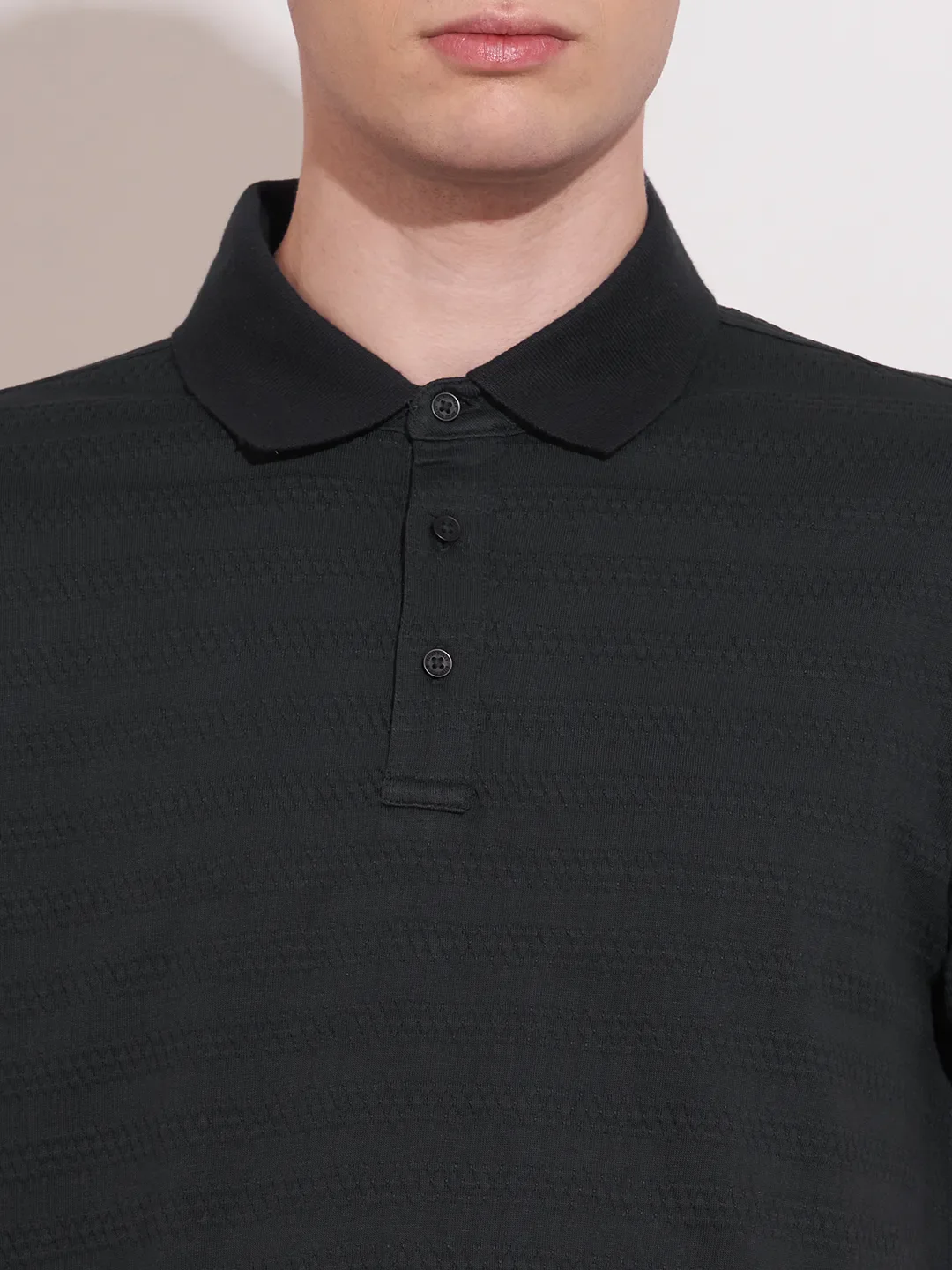 Blue Regular Fit Men's Polo T-Shirt by Being Human Clothing - Image 5