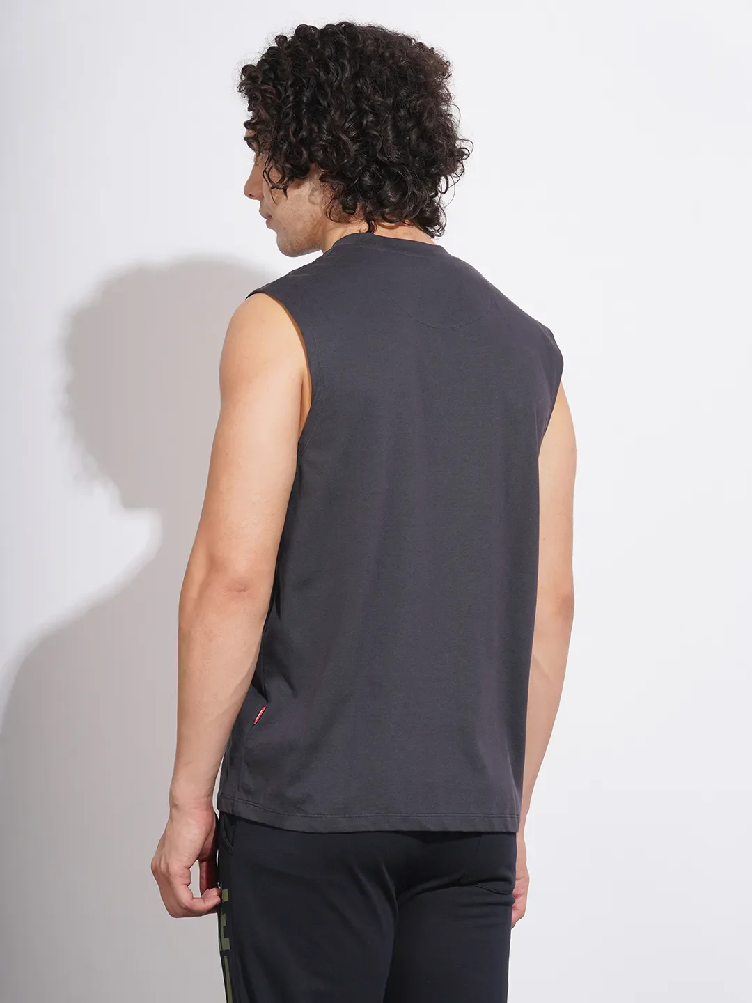 Black Easy Fit Round Neck Men's T-Shirt by Being Human Clothing - Image 3