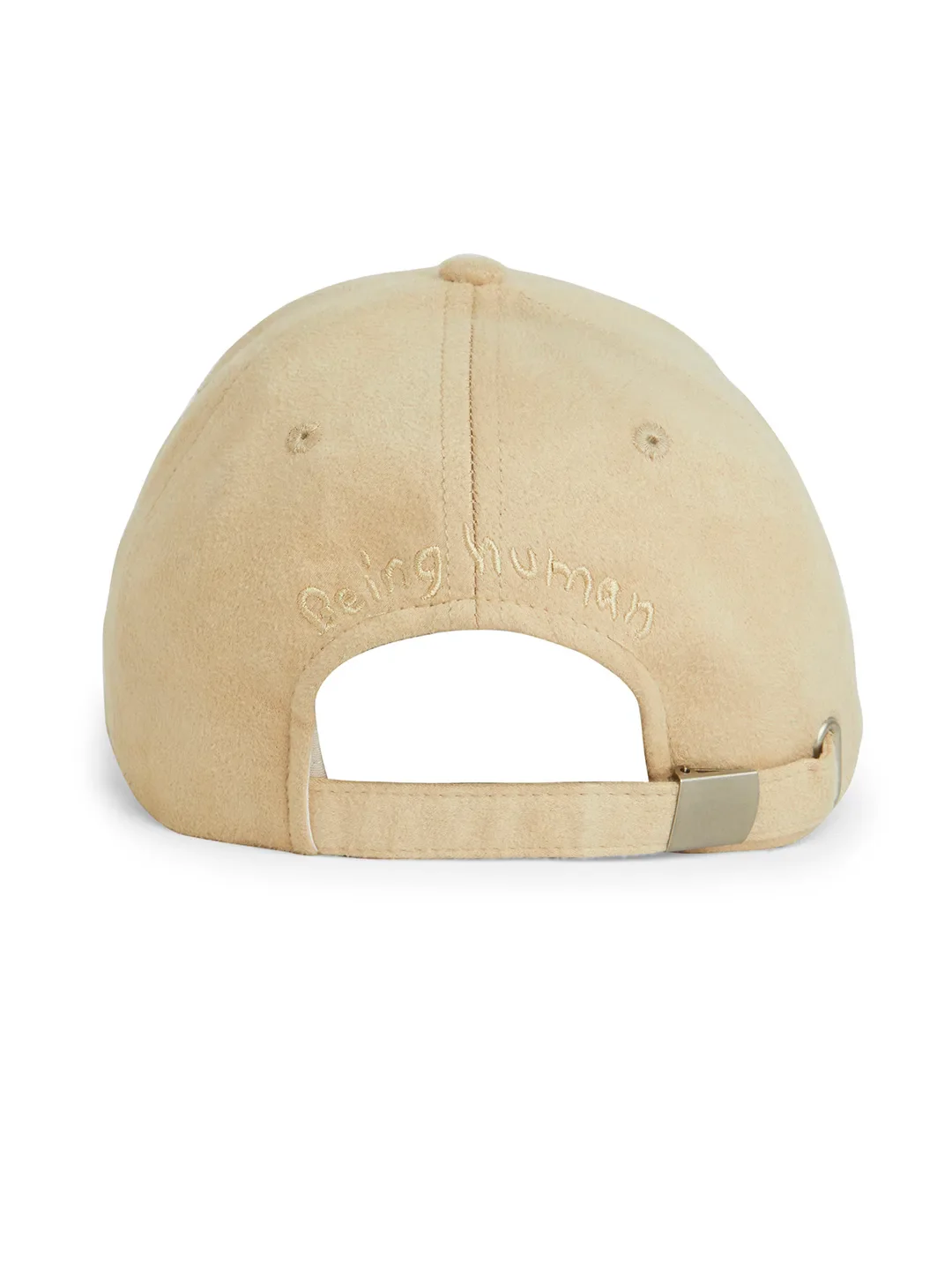 Beige Unisex Cap by Being Human Clothing - Image 4