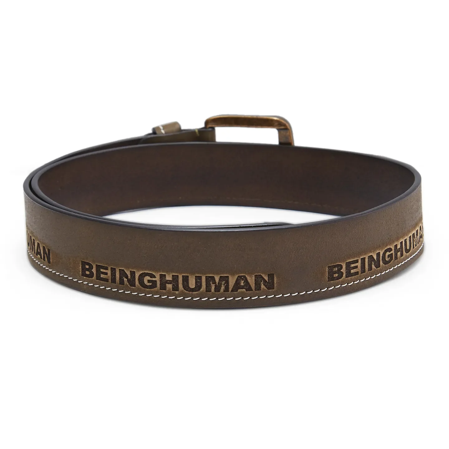 Olive Men's Belt By Being Human Clothing - Image 2
