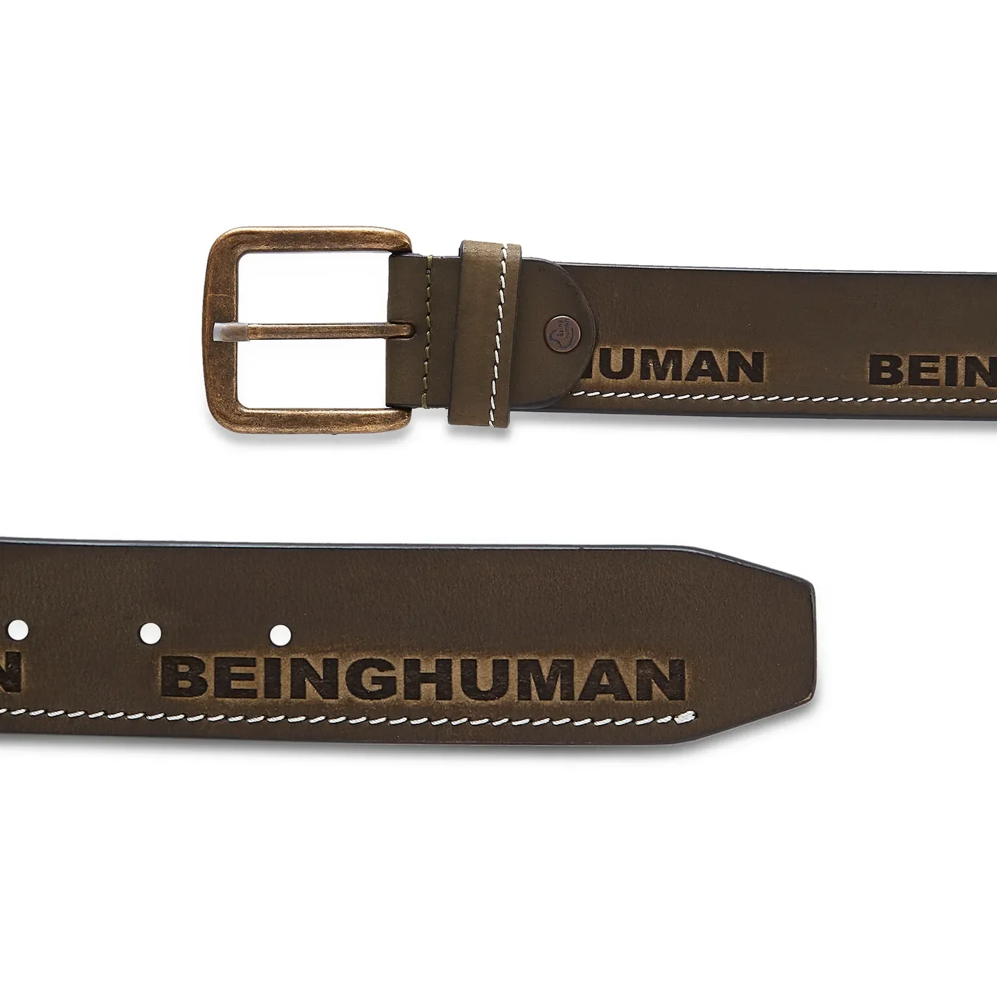 Olive Men's Belt By Being Human Clothing - Image 4