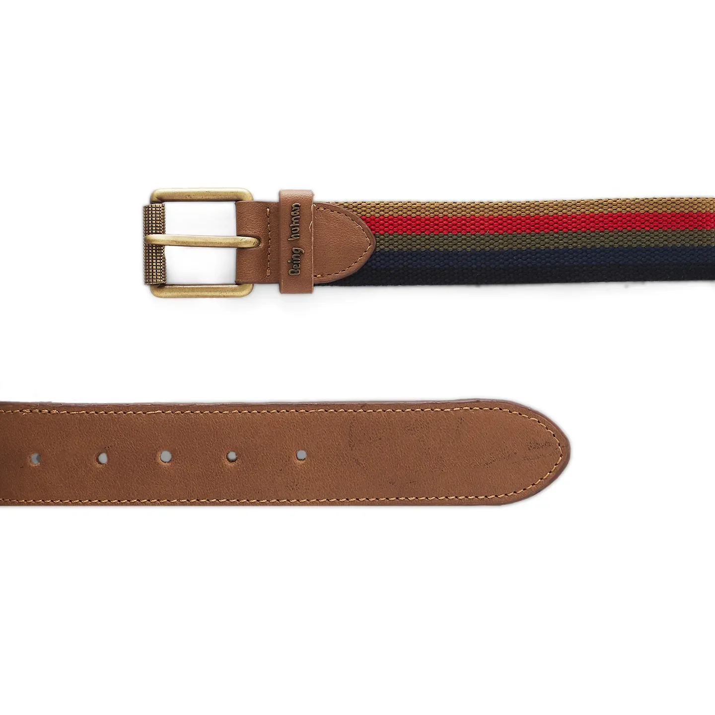 Multicolor Men's Belt By Being Human Clothing - Image 3