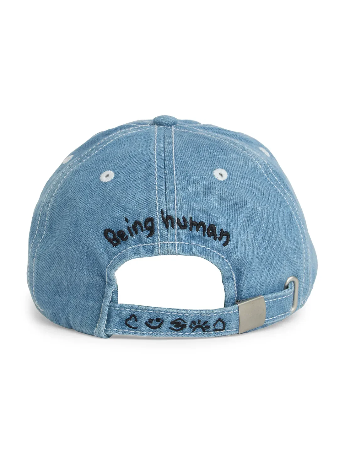Blue Unisex Cap by Being Human Clothing - Image 4