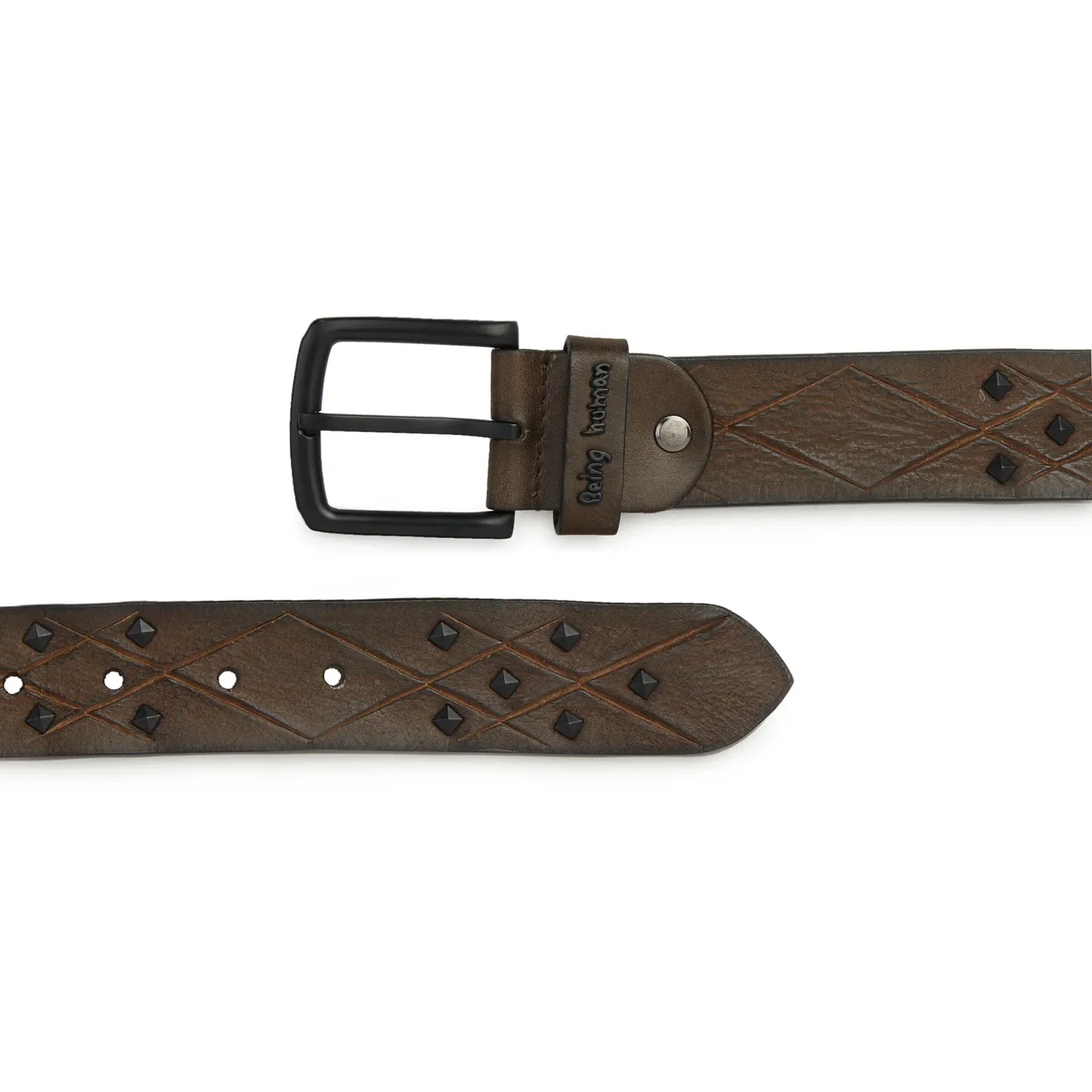 Brown Men's Belt By Being Human Clothing - Image 4