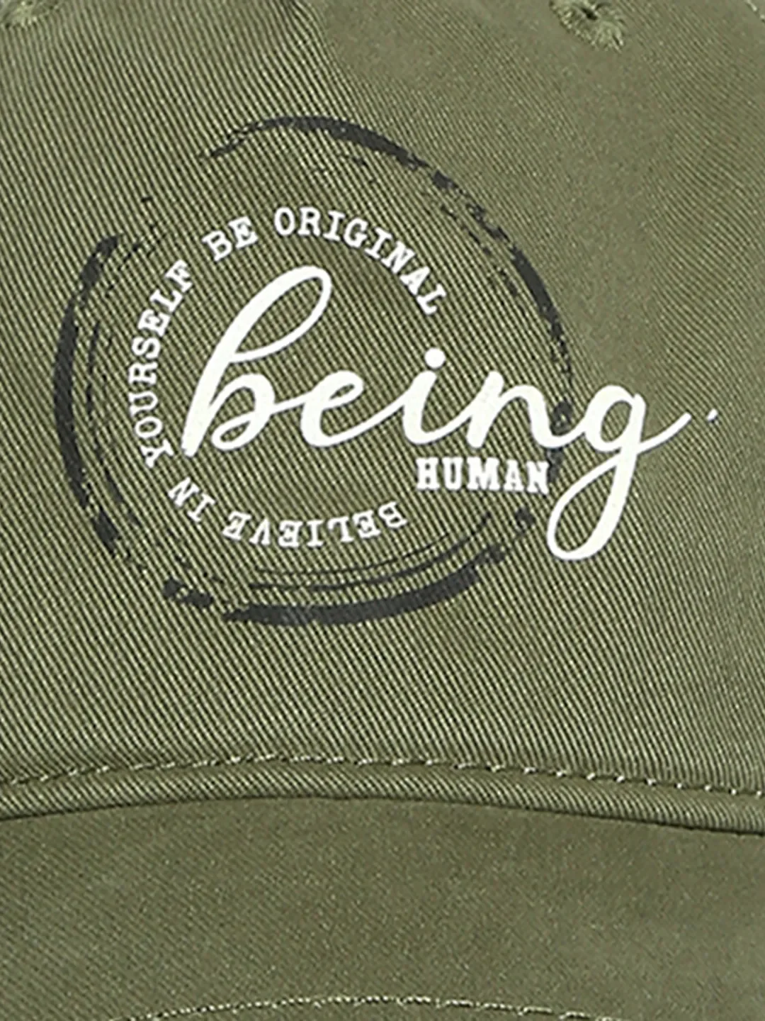 Olive Unisex Cap by Being Human Clothing