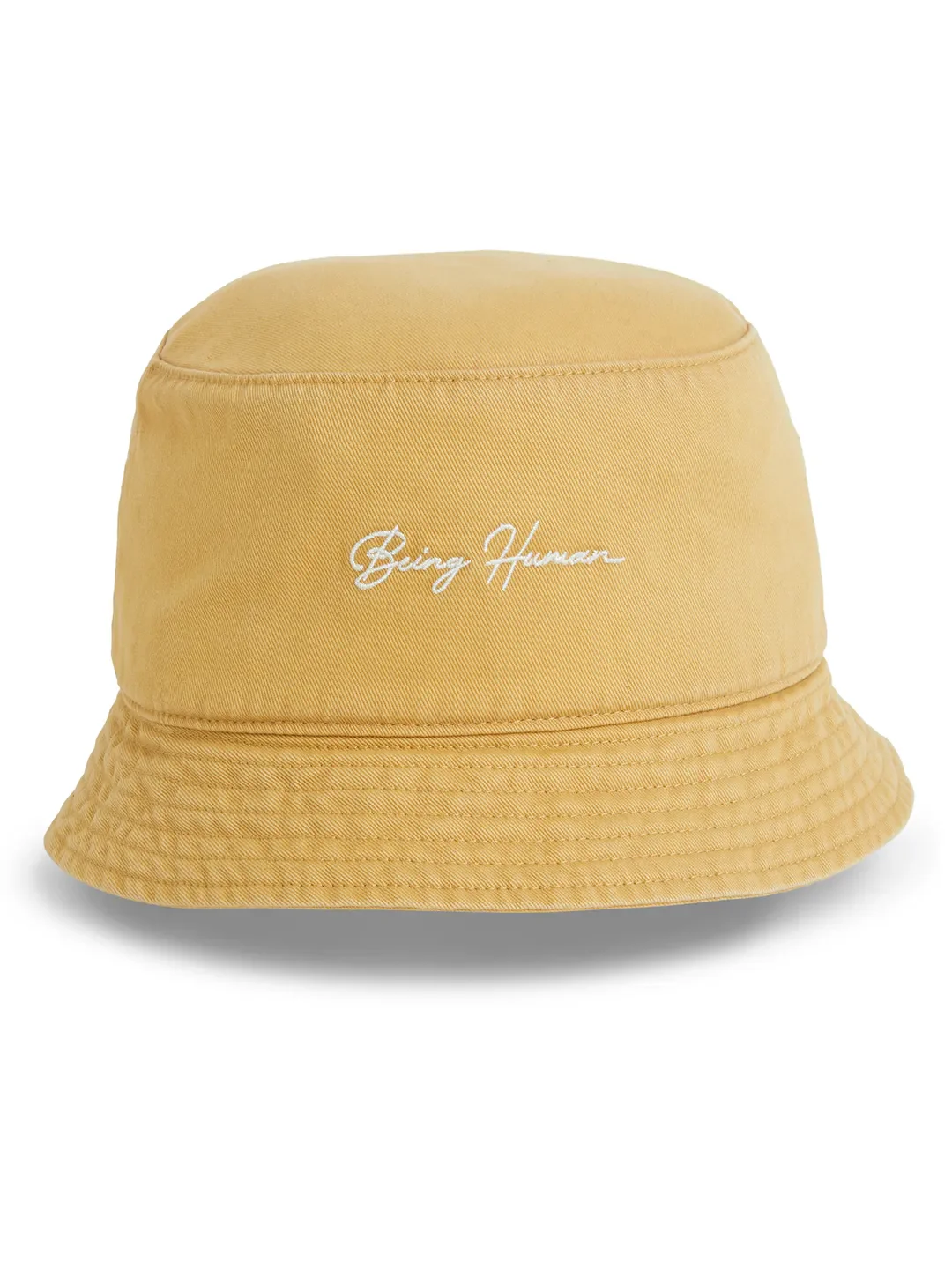Beige Unisex Cap by Being Human Clothing
