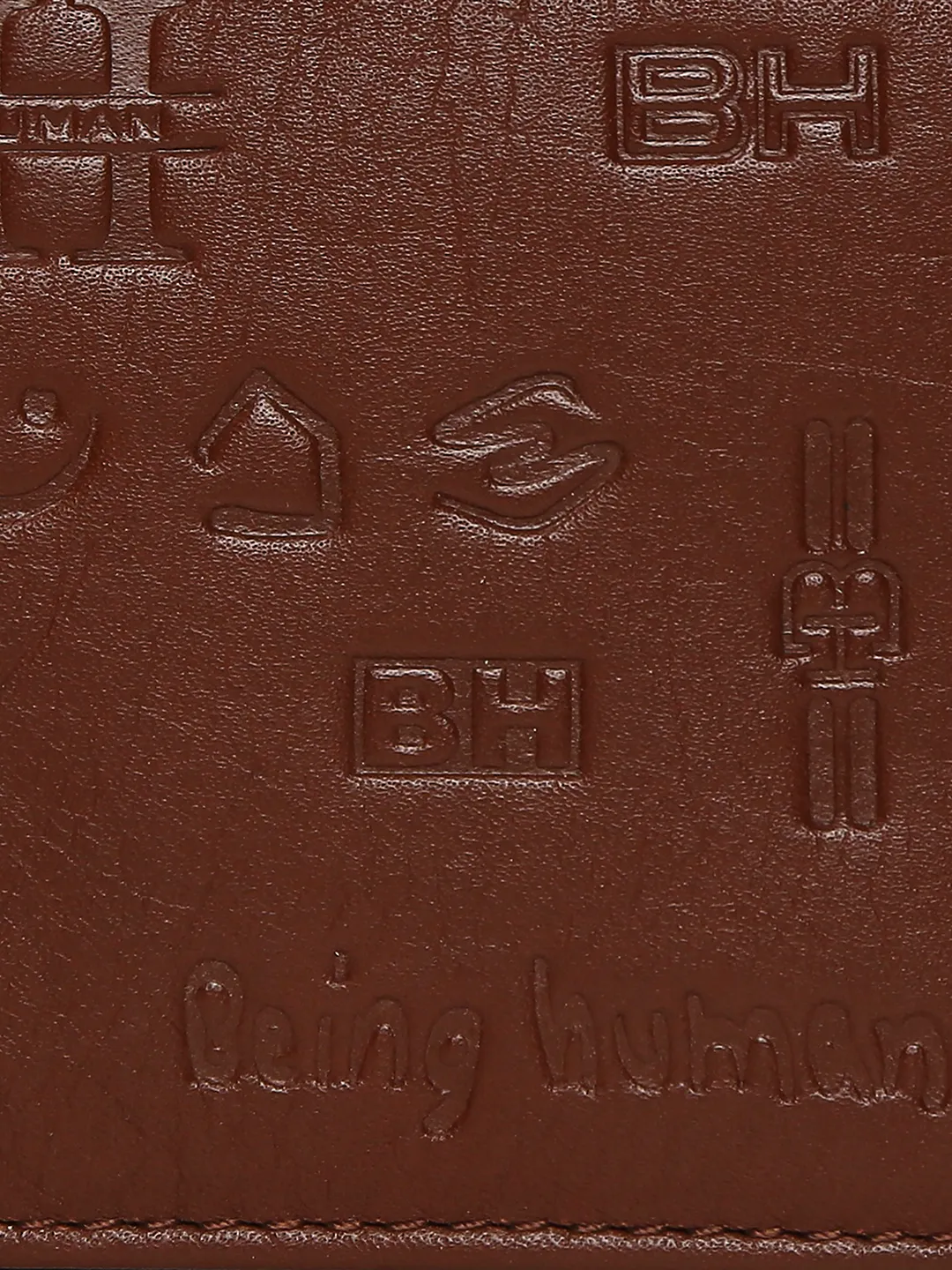 Brown Men's Wallet by Being Human Clothing