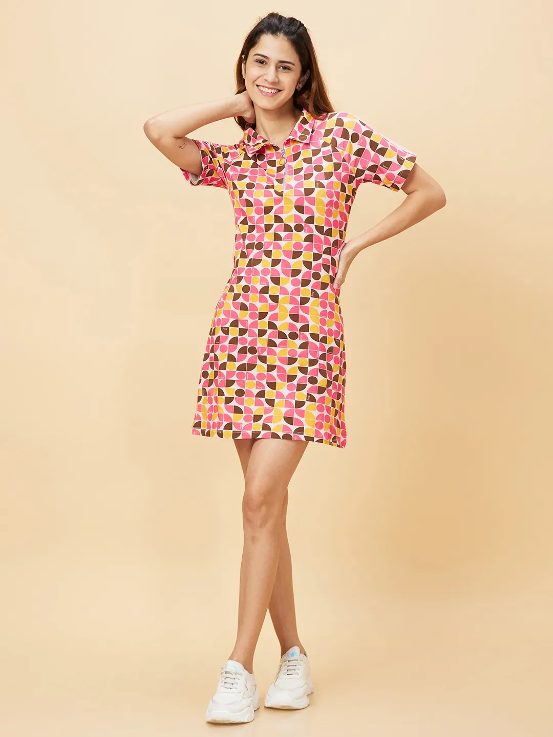 Pink  Women's Dress by Being Human Clothing - Image 2