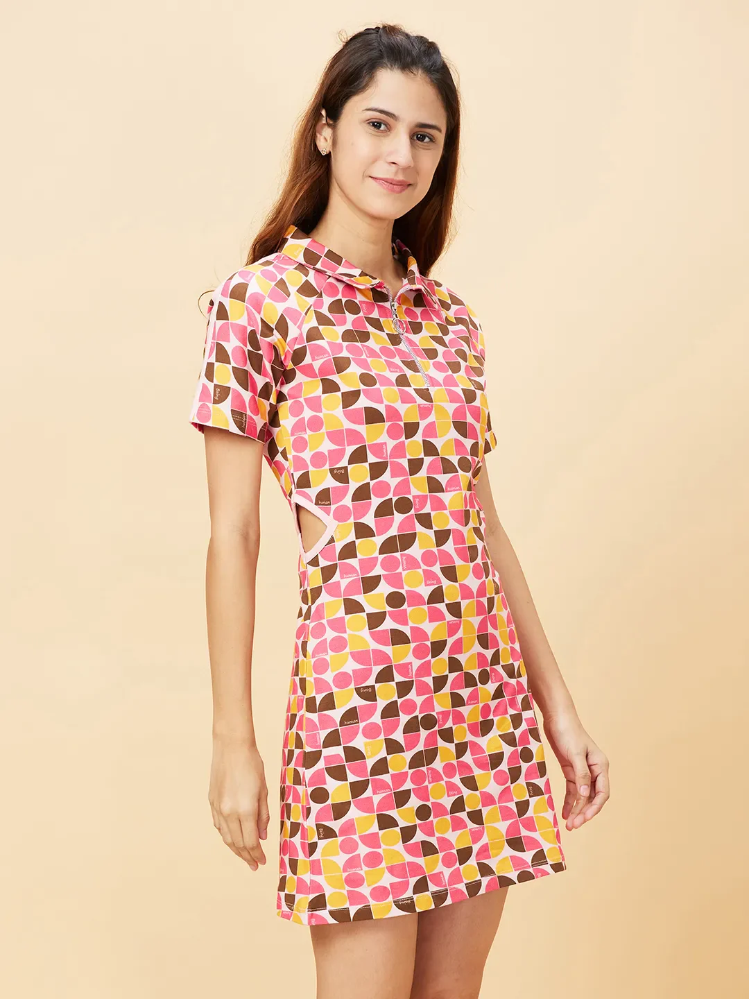 Pink  Women's Dress by Being Human Clothing - Image 3