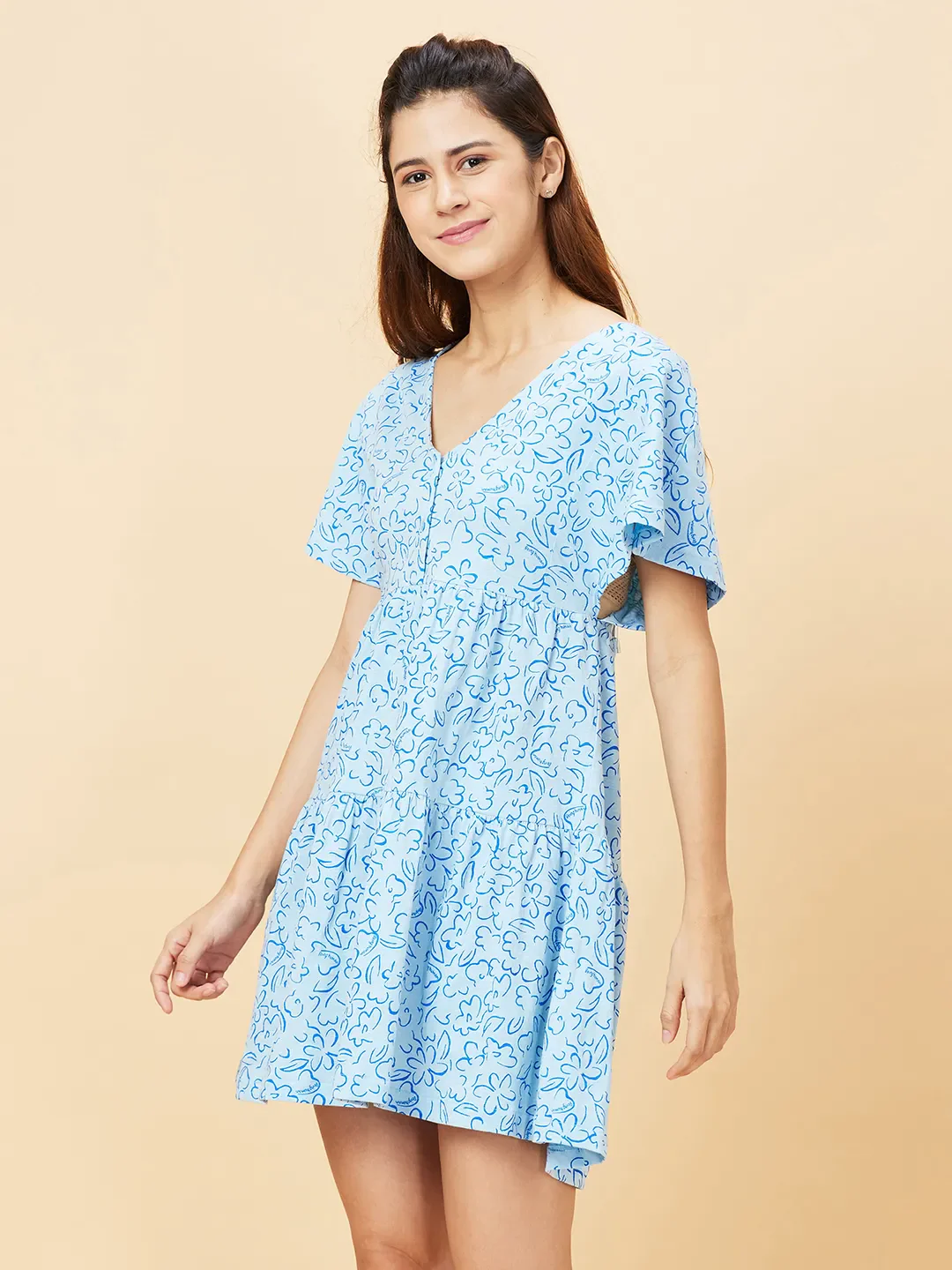 Blue  Women's Dress by Being Human Clothing - Image 3