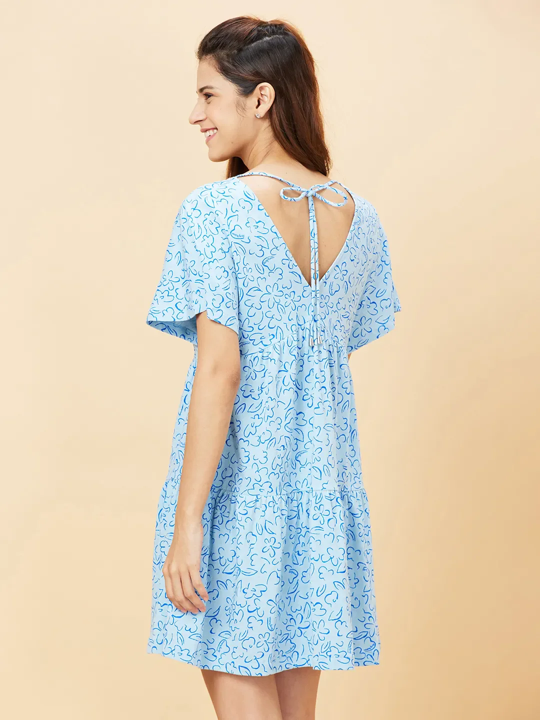 Blue  Women's Dress by Being Human Clothing - Image 4