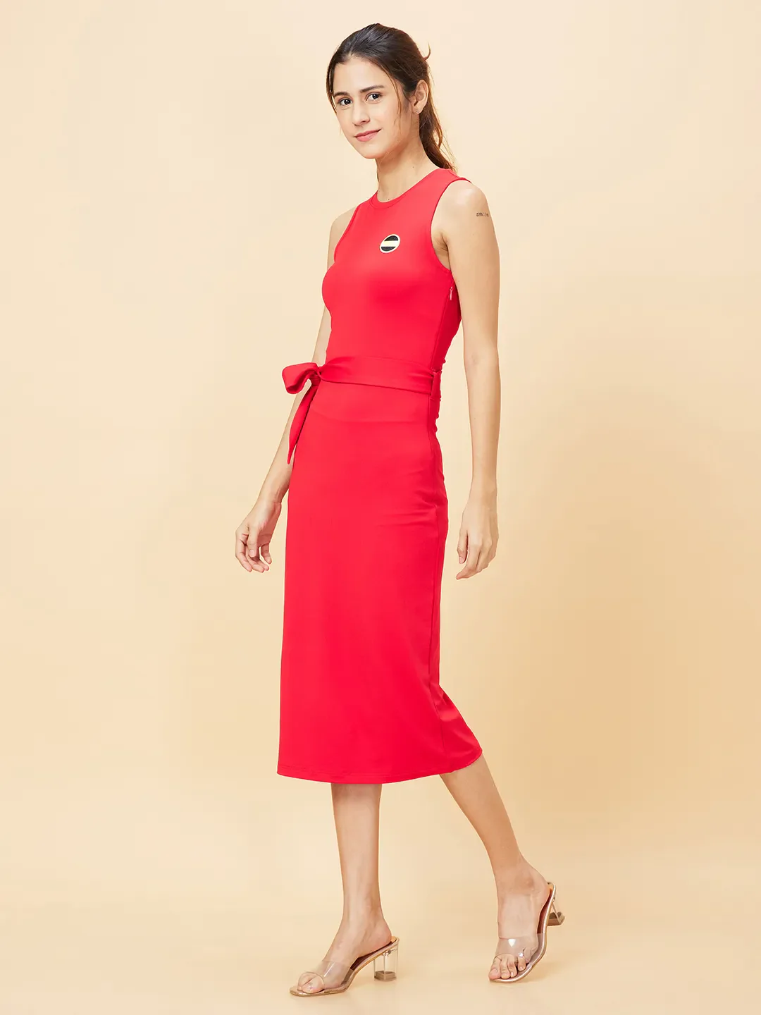Orange  Women's Dress by Being Human Clothing - Image 3