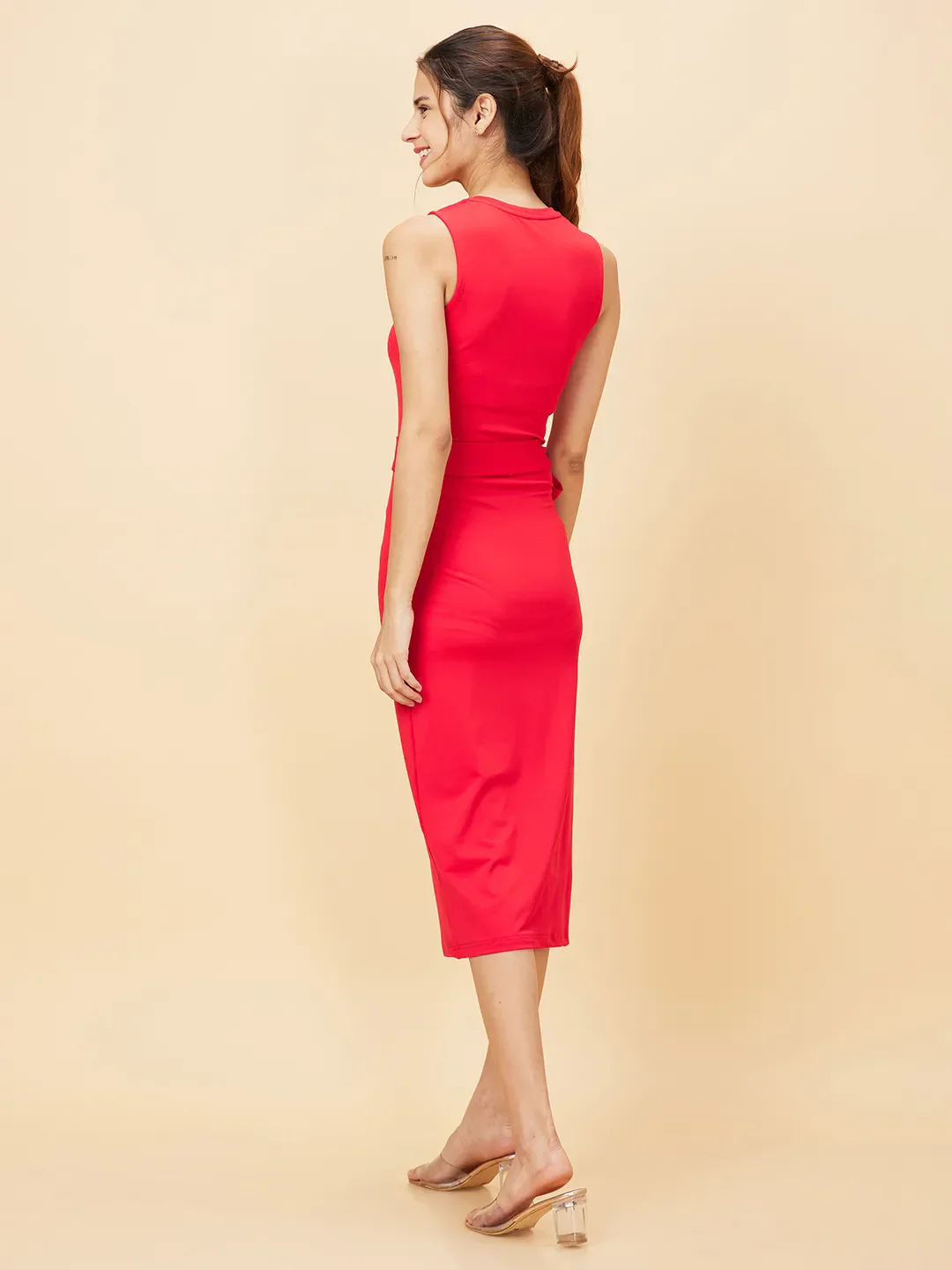 Orange  Women's Dress by Being Human Clothing - Image 4