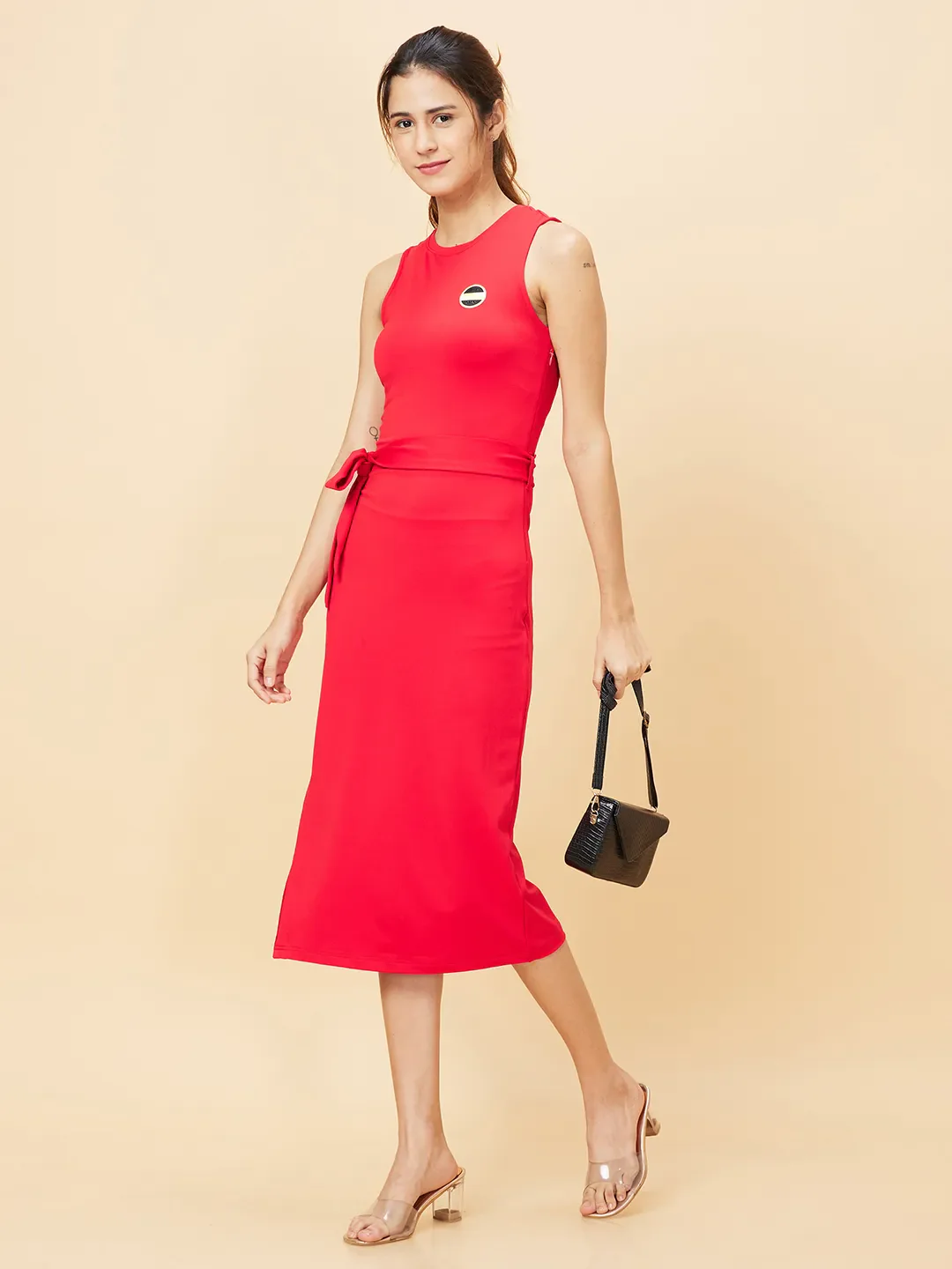 Orange  Women's Dress by Being Human Clothing - Image 6