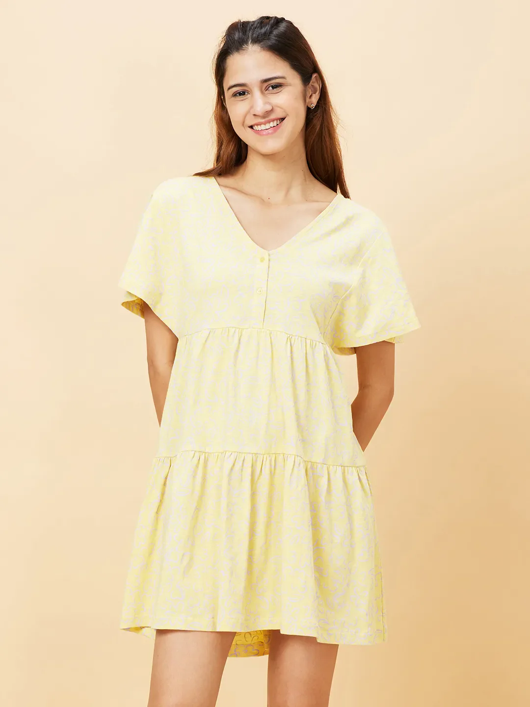 Yellow  Women's Dress by Being Human Clothing