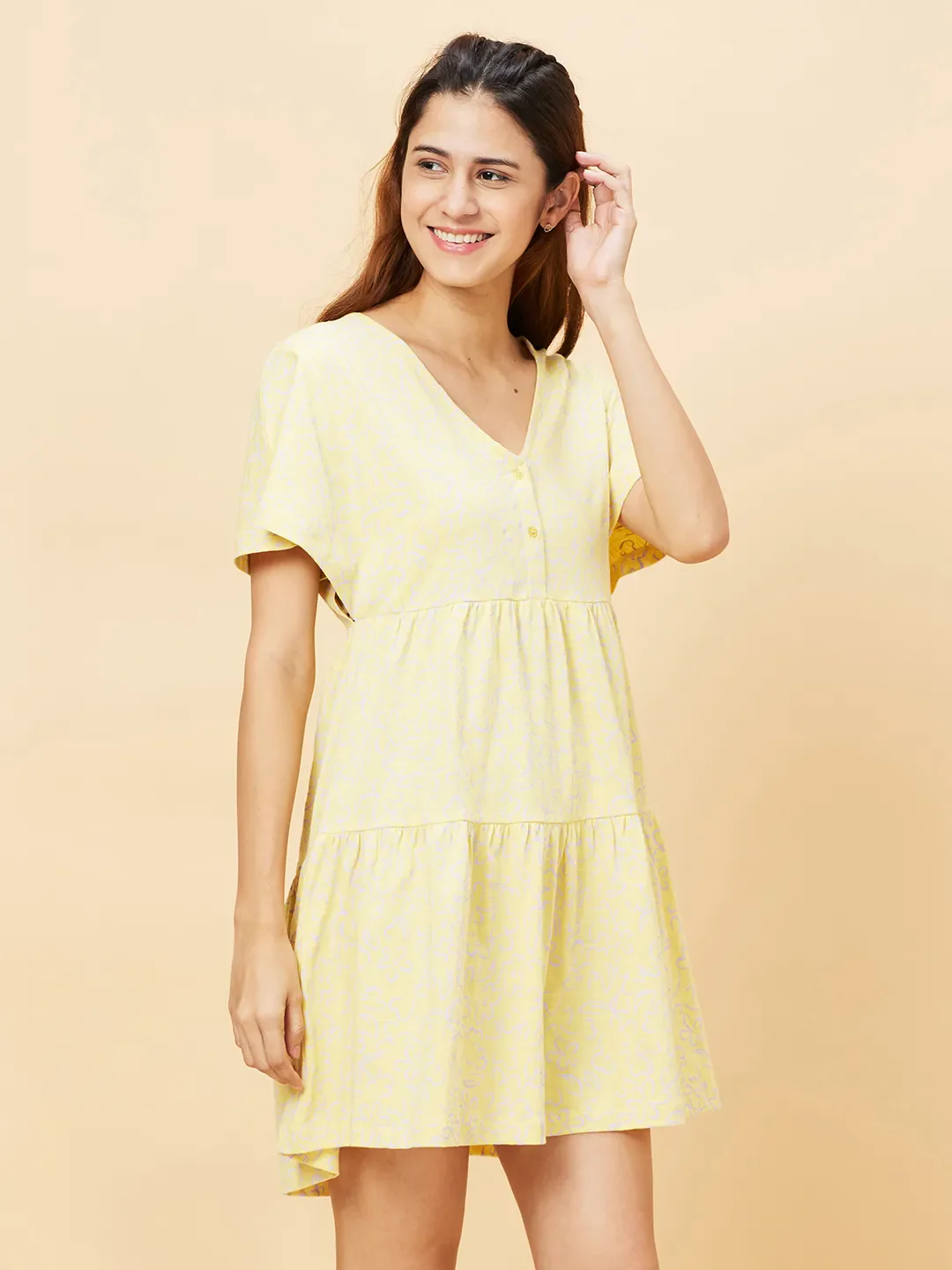 Yellow  Women's Dress by Being Human Clothing - Image 3