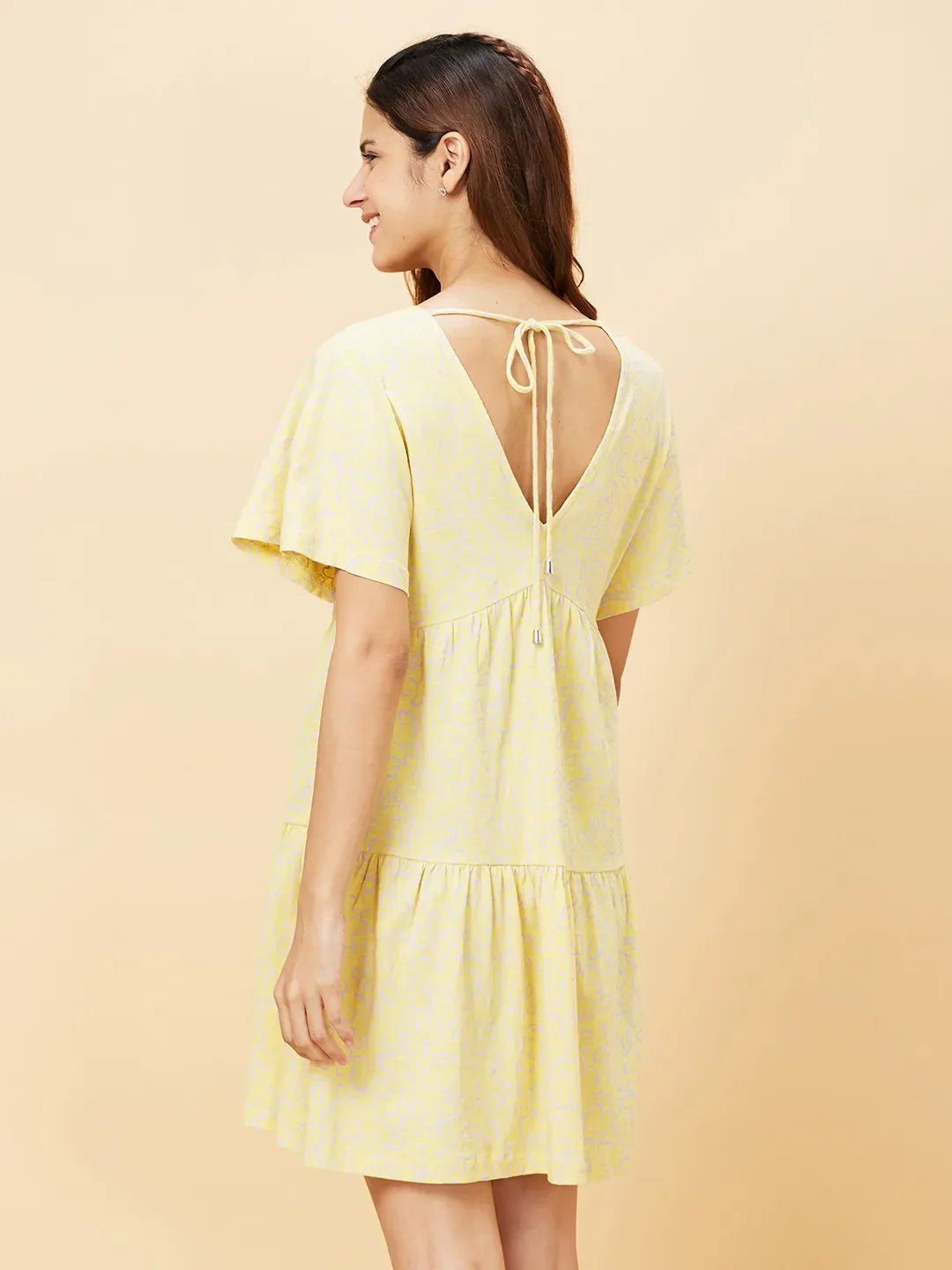 Yellow  Women's Dress by Being Human Clothing - Image 4