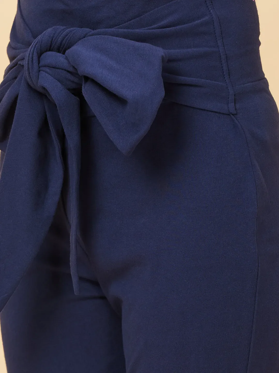 Blue Skinny Fit Women's Cotton Leggings By Being Human Clothing - Image 5