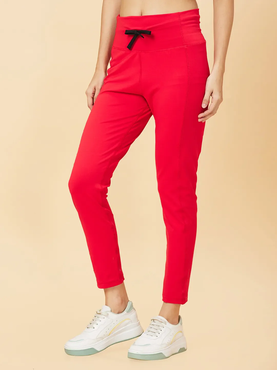Orange Skinny Fit Women's Leggings By Being Human Clothing - Image 3