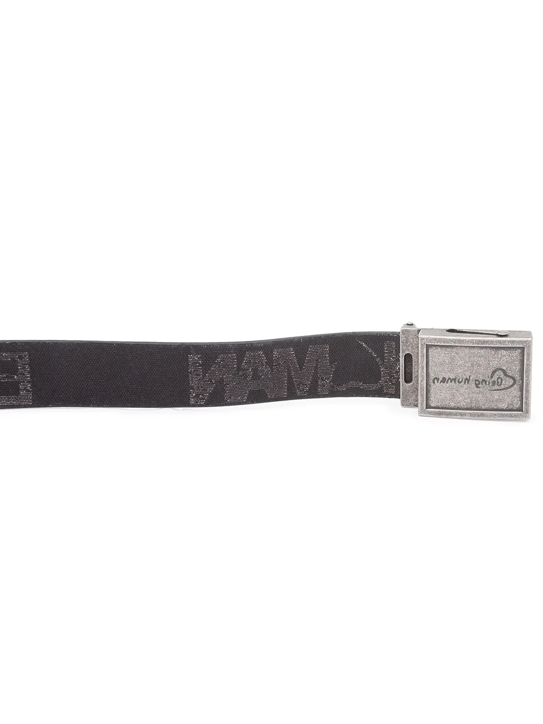 Black Leather Men's Belt By Being Human Clothing - Image 3