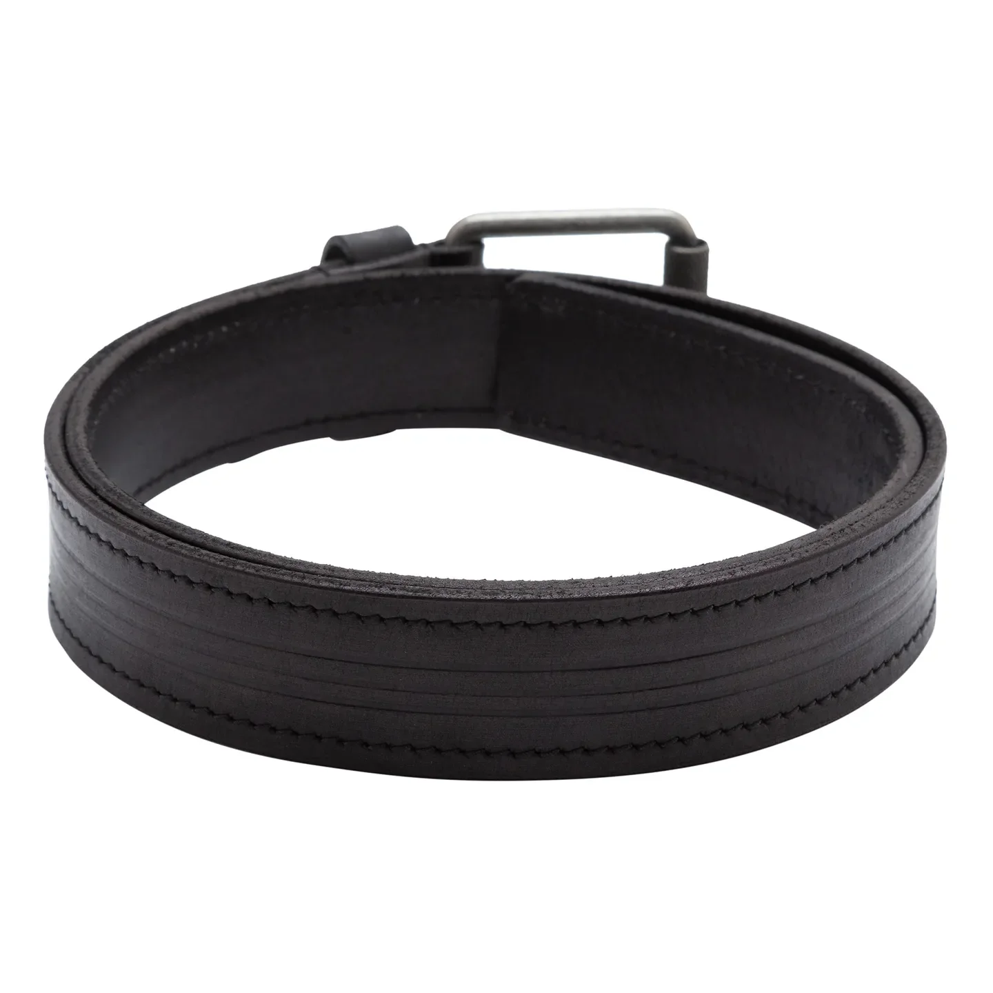 Black Leather Men's Belt By Being Human Clothing - Image 2