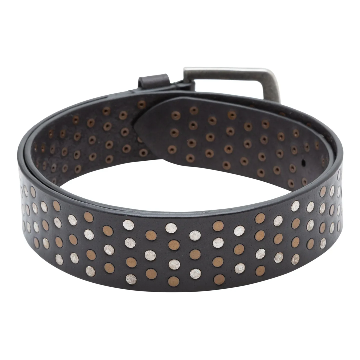Black Leather Men's Belt By Being Human Clothing - Image 2