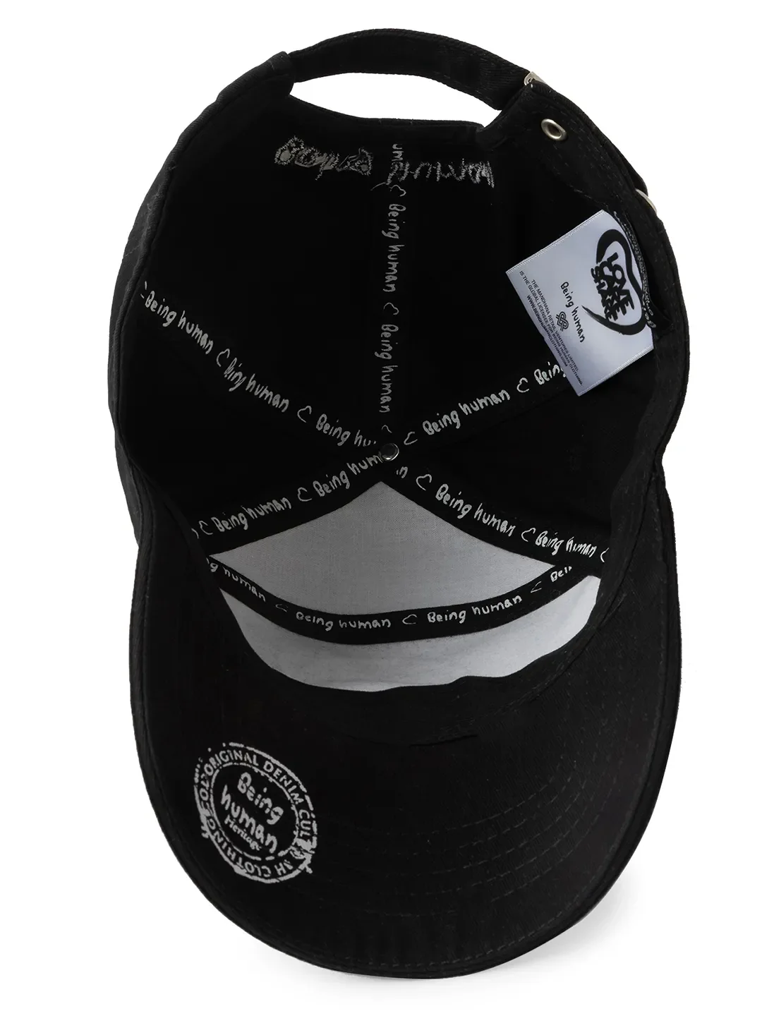 Black Unisex Cap by Being Human Clothing - Image 3