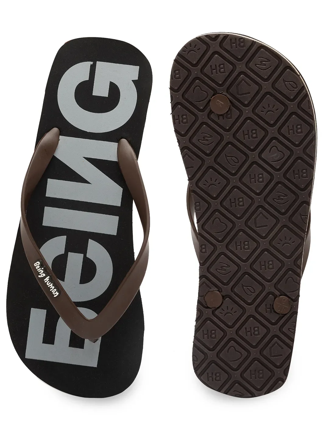 Black Flip Flops Being Human clothing - Image 3