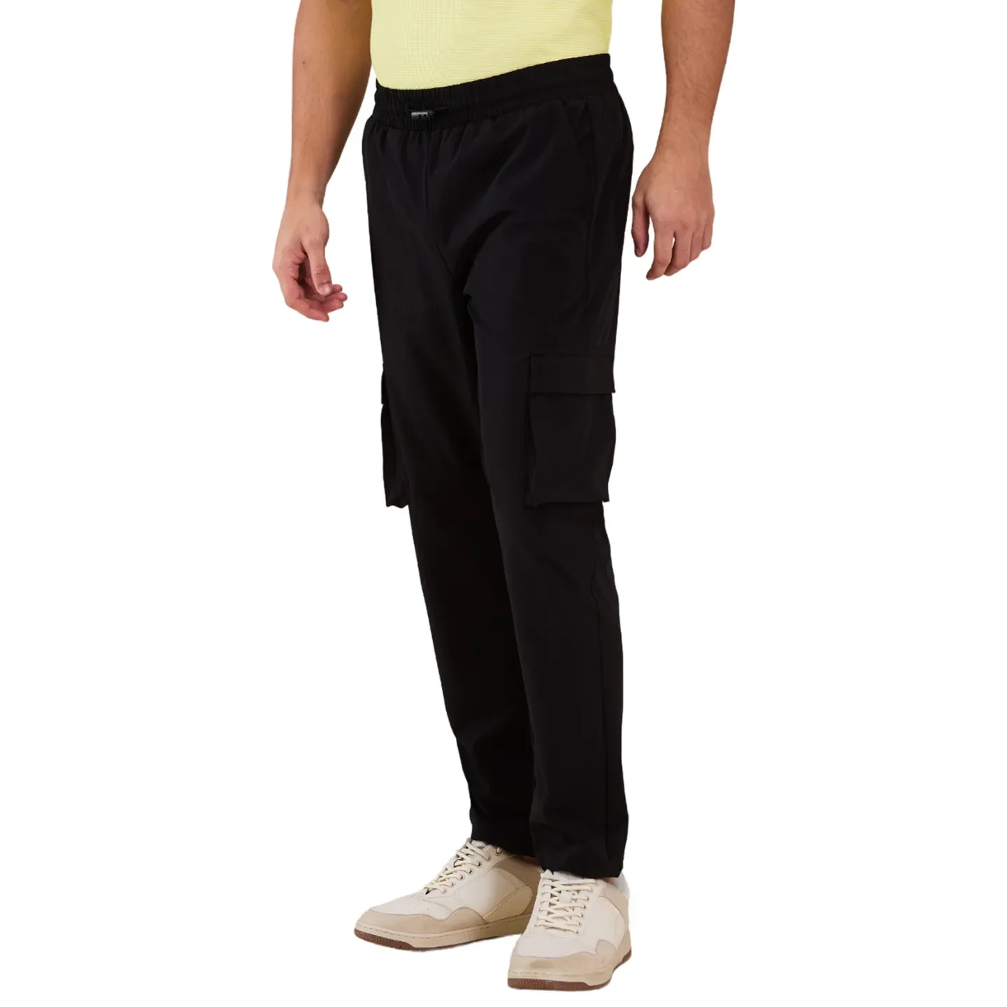 Black Loose Fit Men's Cargos by Being Human Clothing - Image 7