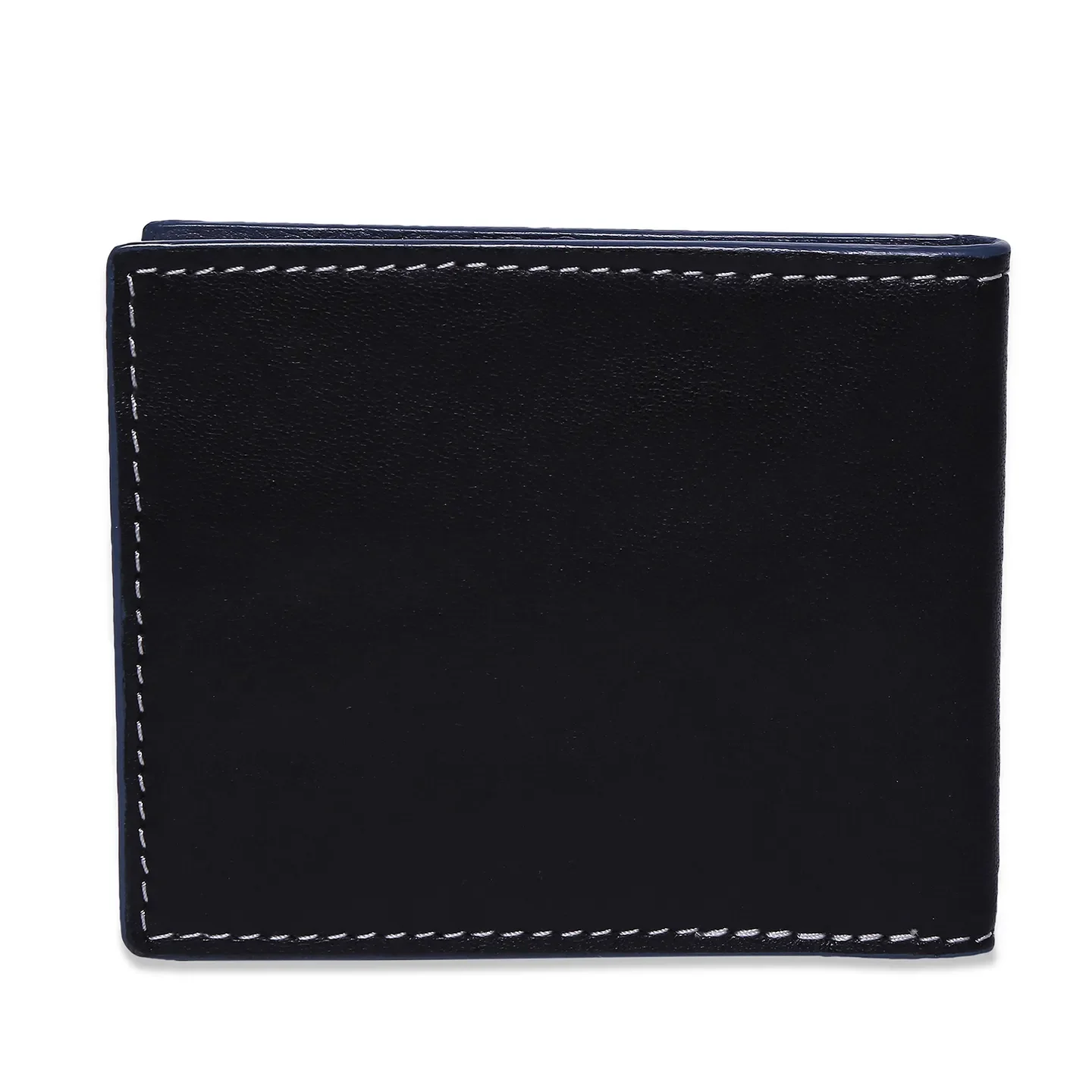 Black Leather Men's Wallet by Being Human Clothing - Image 2