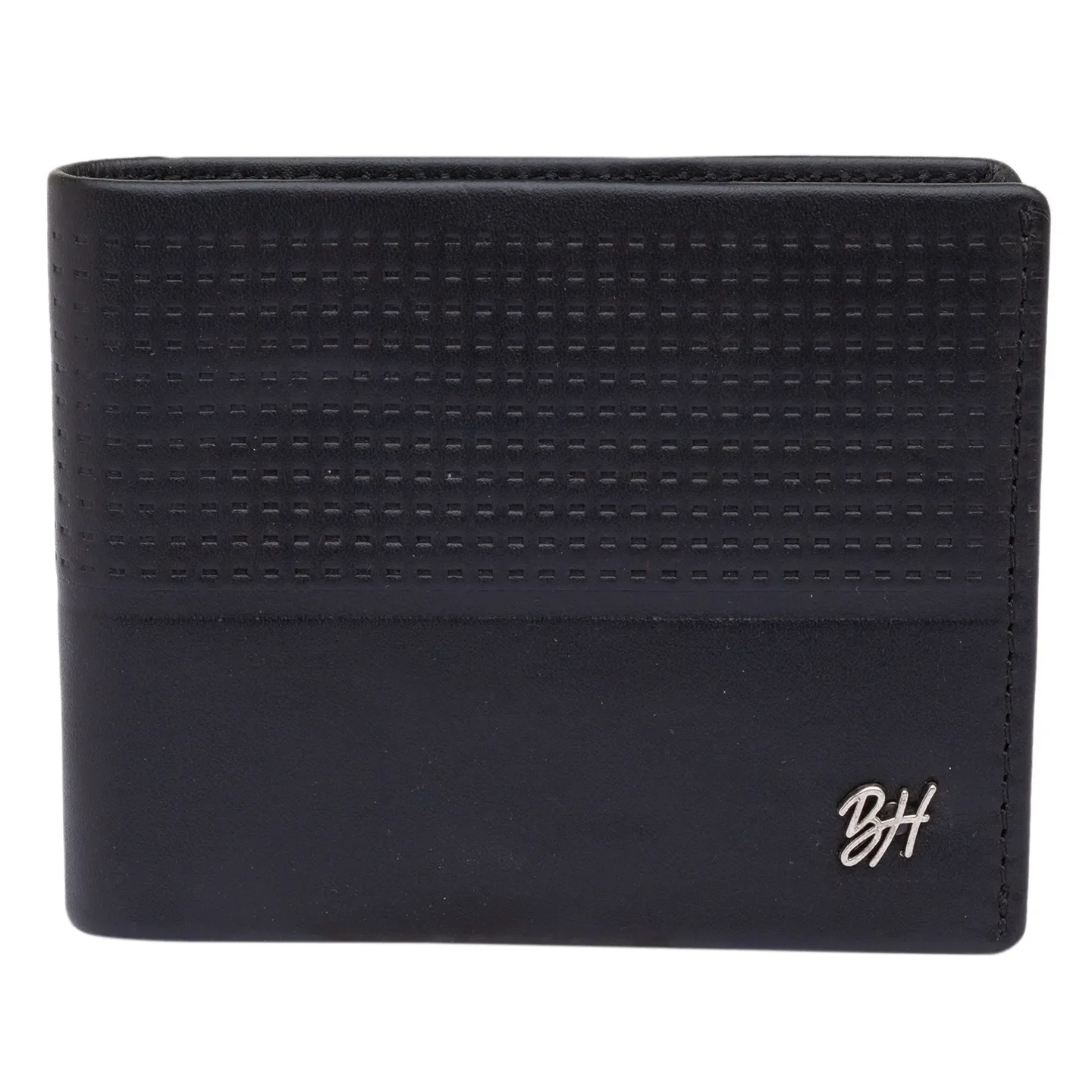Black Leather Men's Wallet by Being Human Clothing