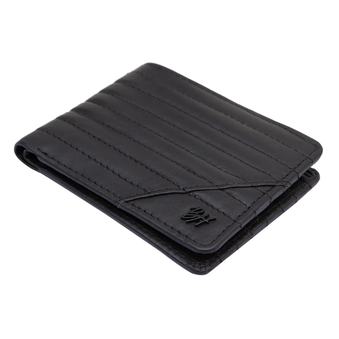Black Leather Men's Wallet by Being Human Clothing - Image 4