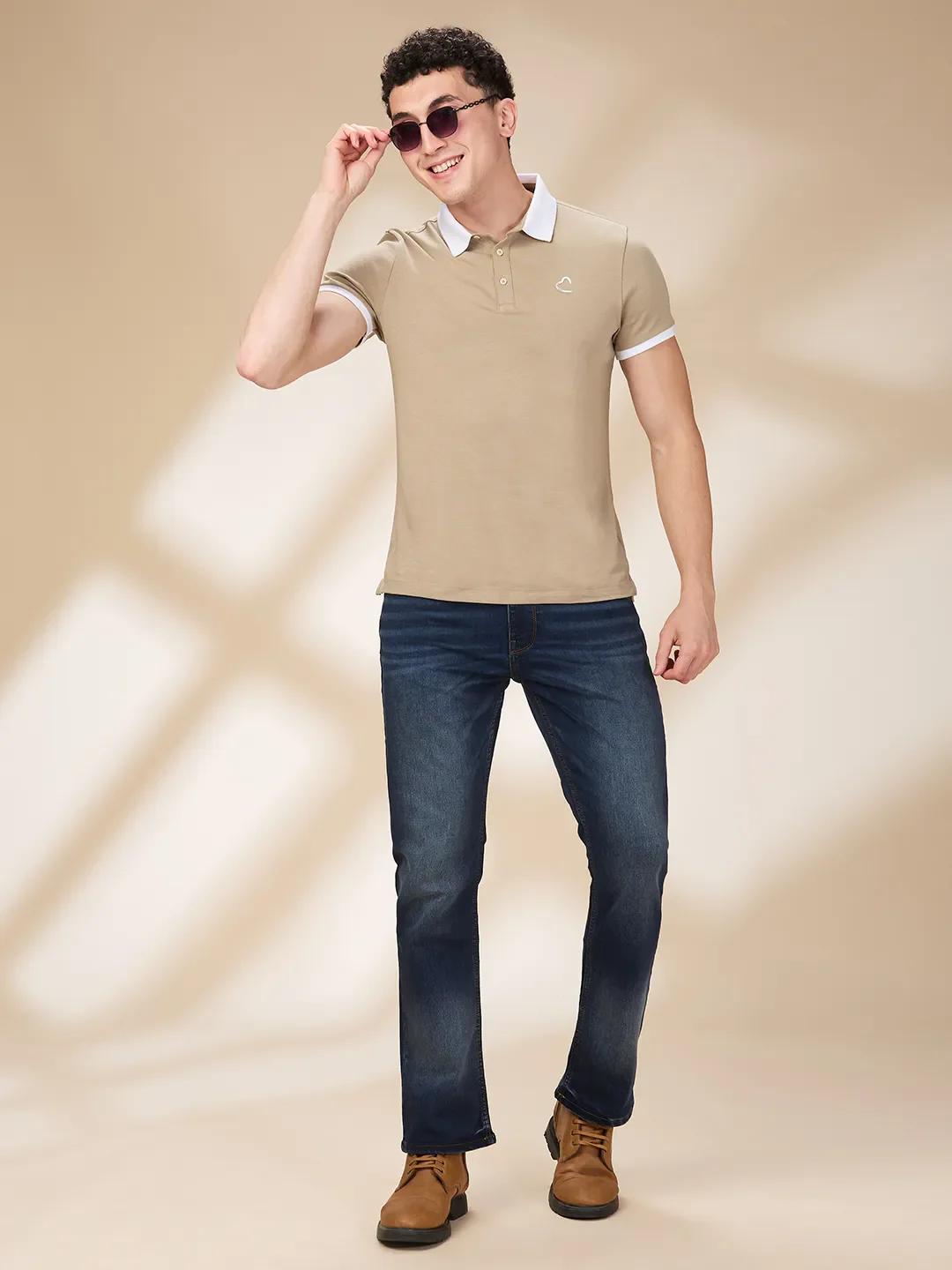 Blue Boot Cut Fit Men's Denims by Being Human Clothing - Image 6