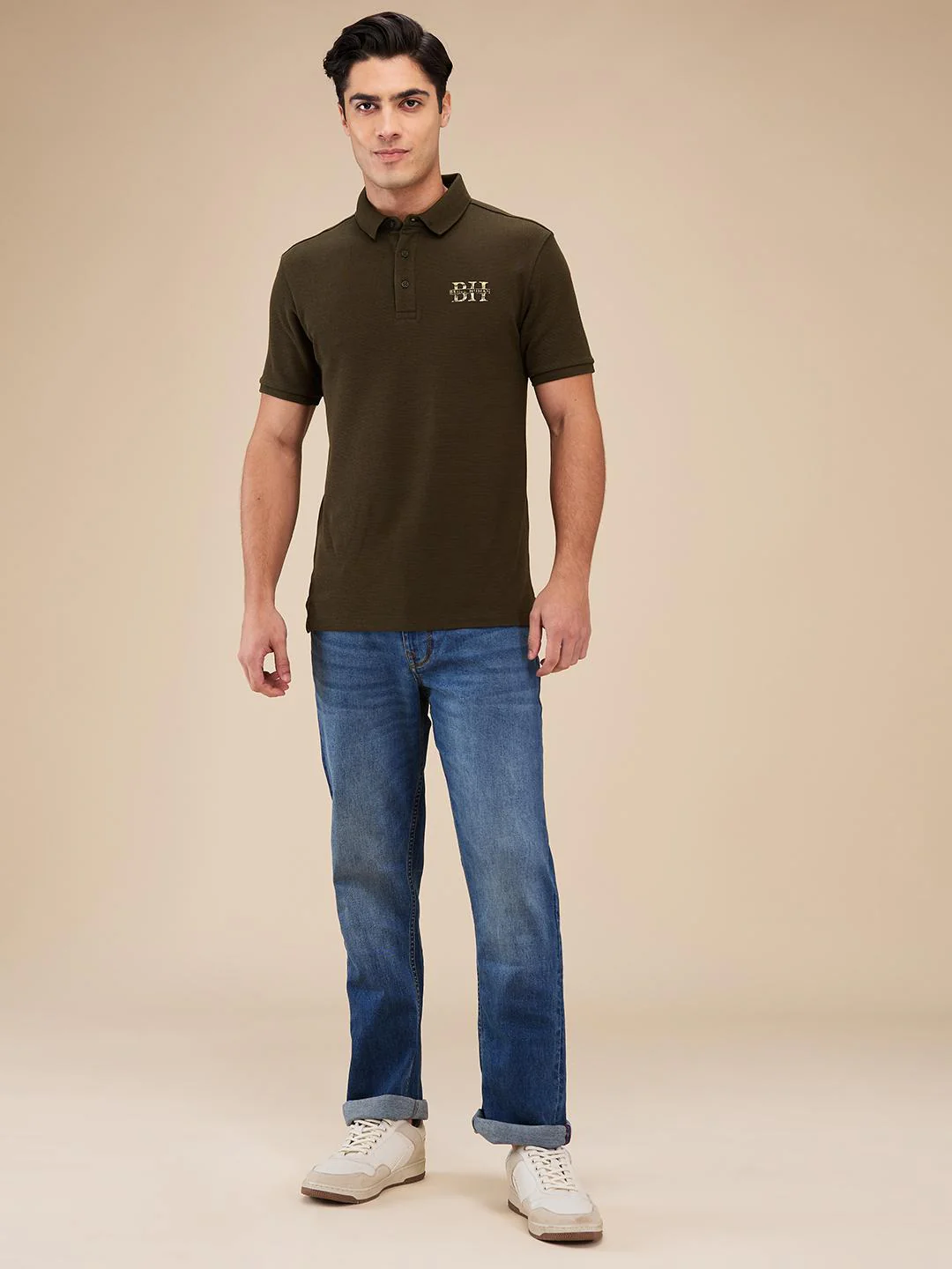 Blue Boot Cut Fit Denims For Men By Being Human Clothing - Image 5