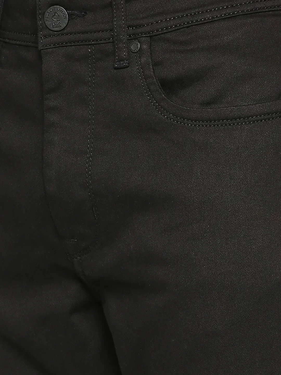 Black Boot Cut Fit Men's Denims by Being Human Clothing - Image 5