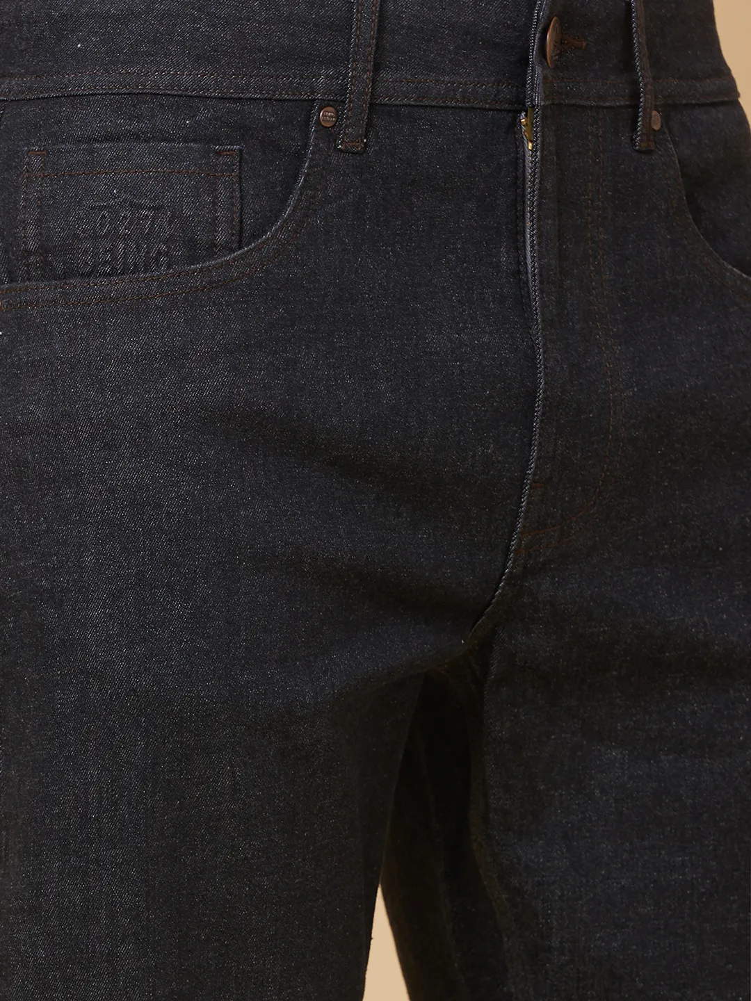 Black Boot Cut Fit Men's Denims by Being Human Clothing - Image 5