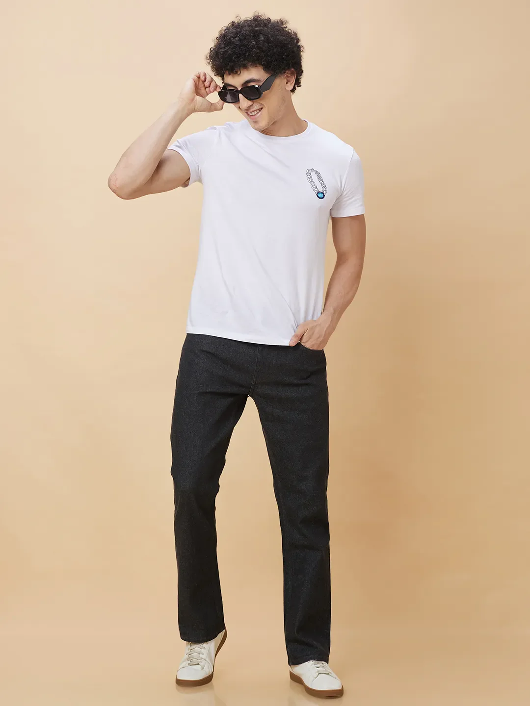 Black Boot Cut Fit Men's Denims by Being Human Clothing - Image 6