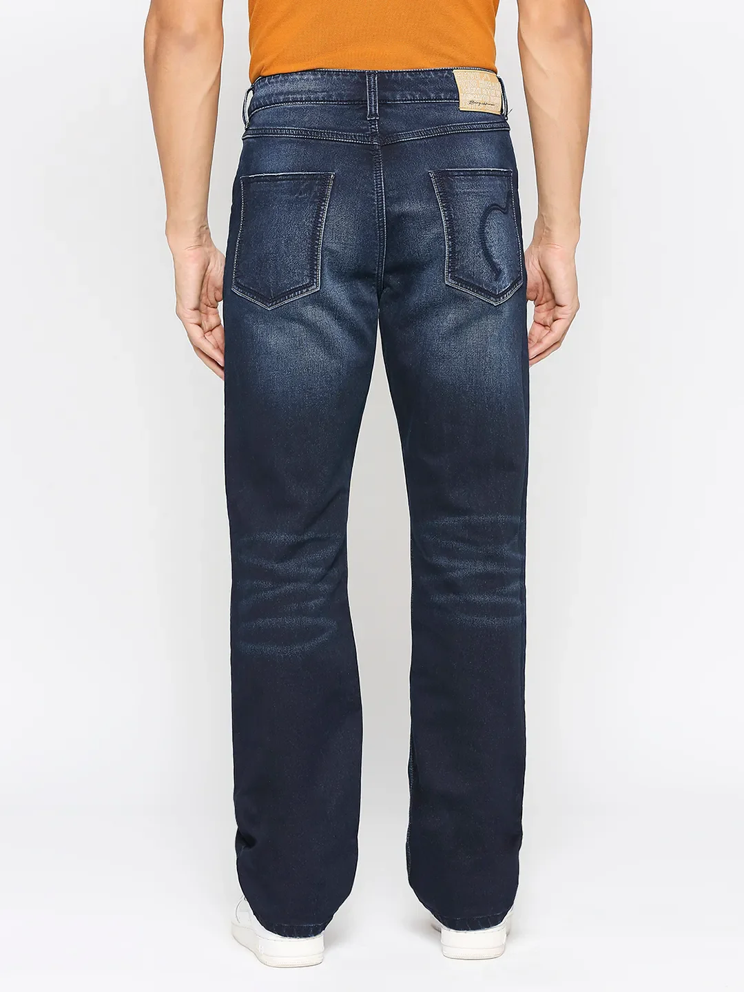 Blue Boot Cut Fit Men's Denims by Being Human Clothing - Image 4