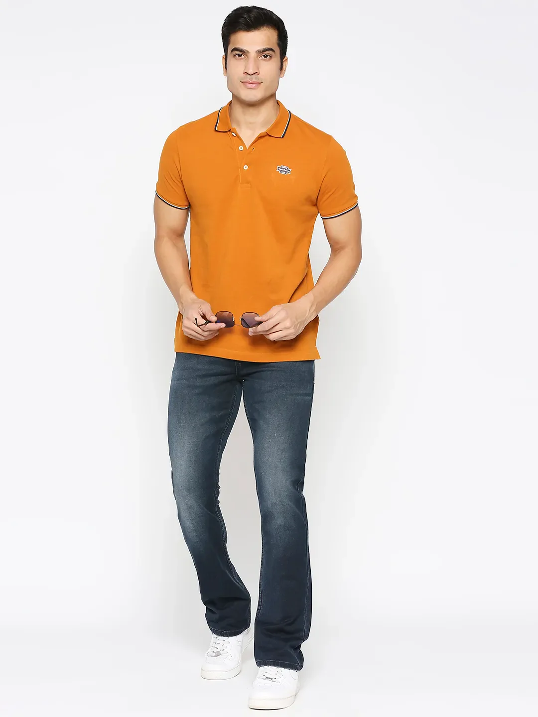 Blue Boot Cut Fit Men's Denims by Being Human Clothing - Image 6