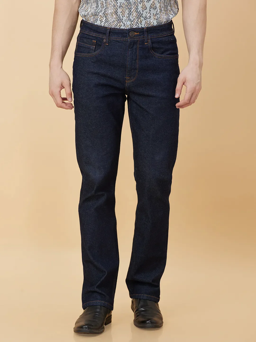 Blue Boot Cut Fit Men's Denims by Being Human Clothing