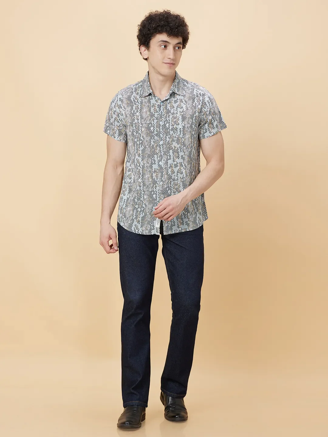 Blue Boot Cut Fit Men's Denims by Being Human Clothing - Image 2
