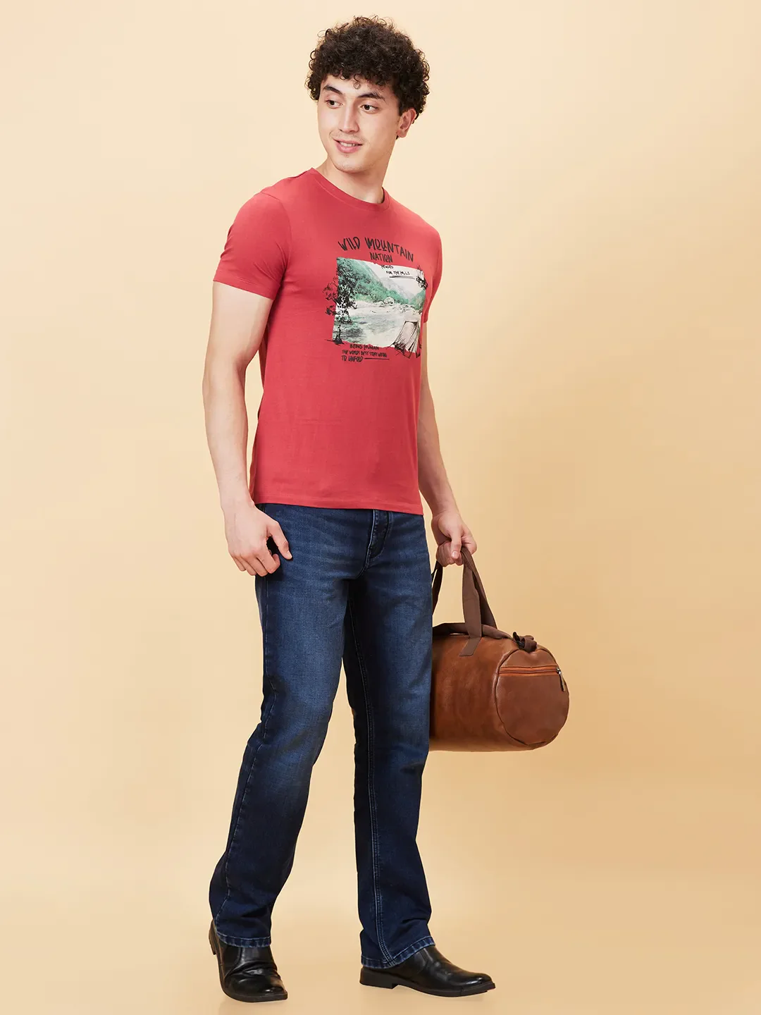 Blue Boot Cut Fit Men's Denims by Being Human Clothing - Image 2
