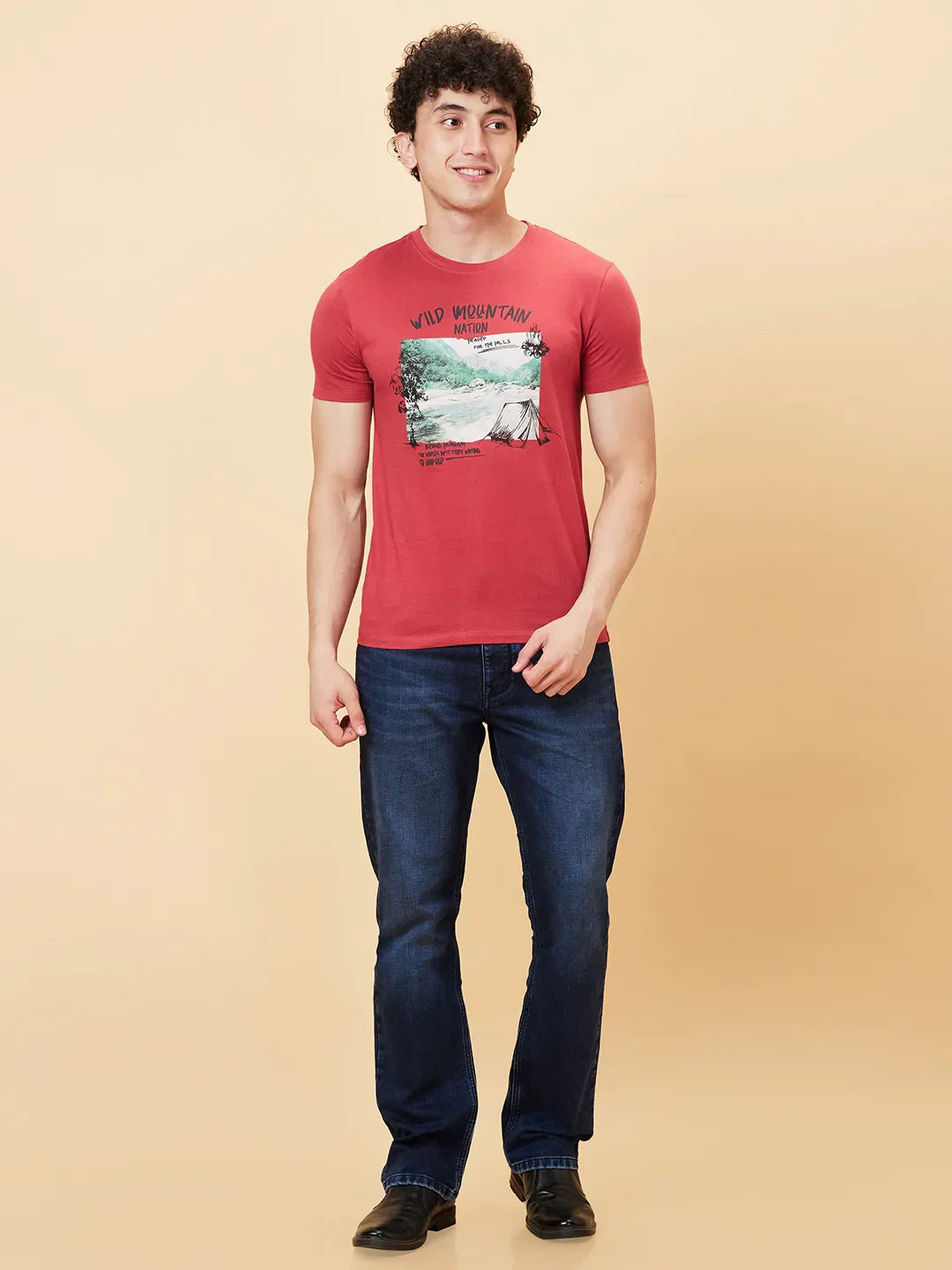 Blue Boot Cut Fit Men's Denims by Being Human Clothing - Image 6