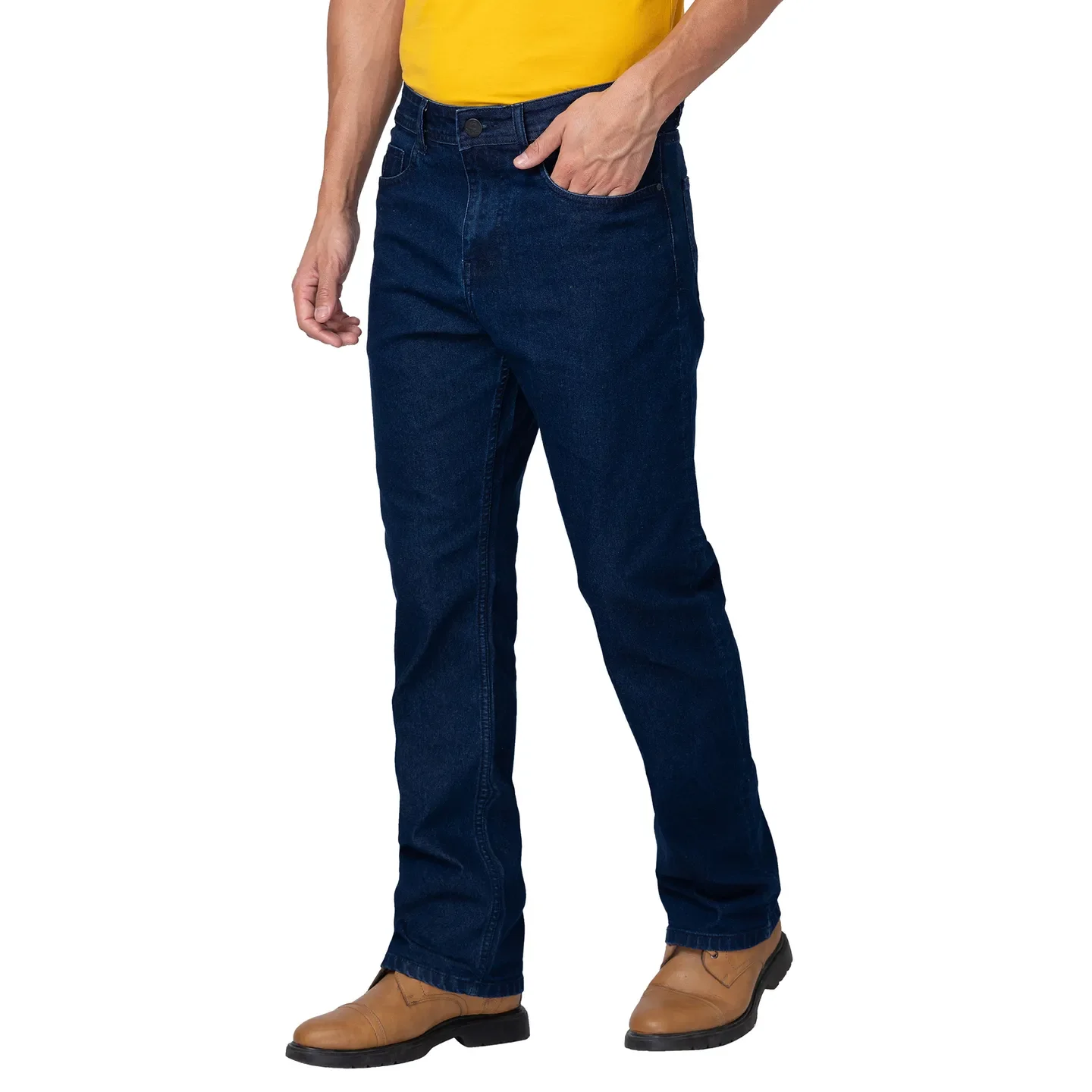 Blue Boot Cut Fit Men's Denims by Being Human Clothing - Image 2