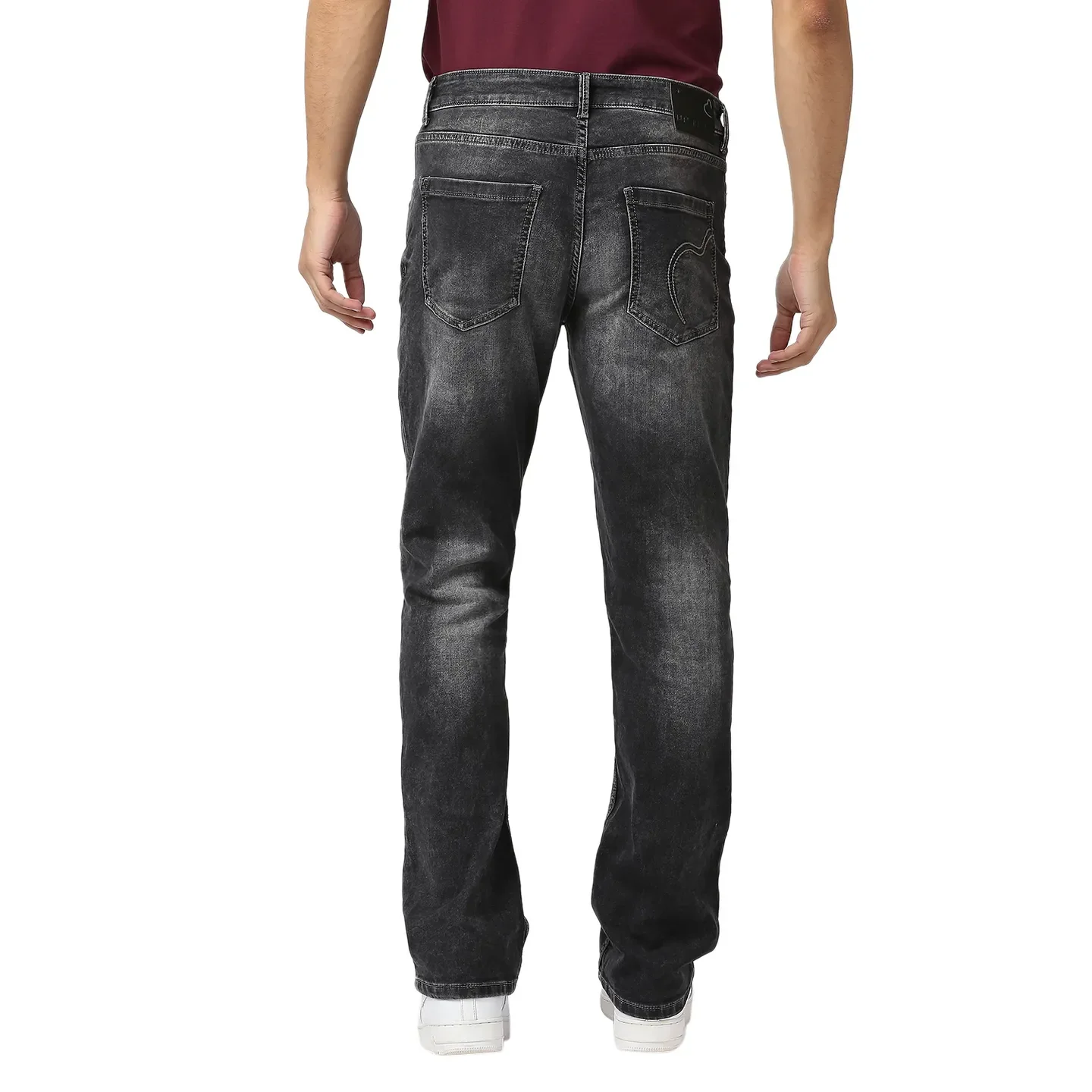 Grey Boot Cut Fit Men's Denims by Being Human Clothing - Image 4