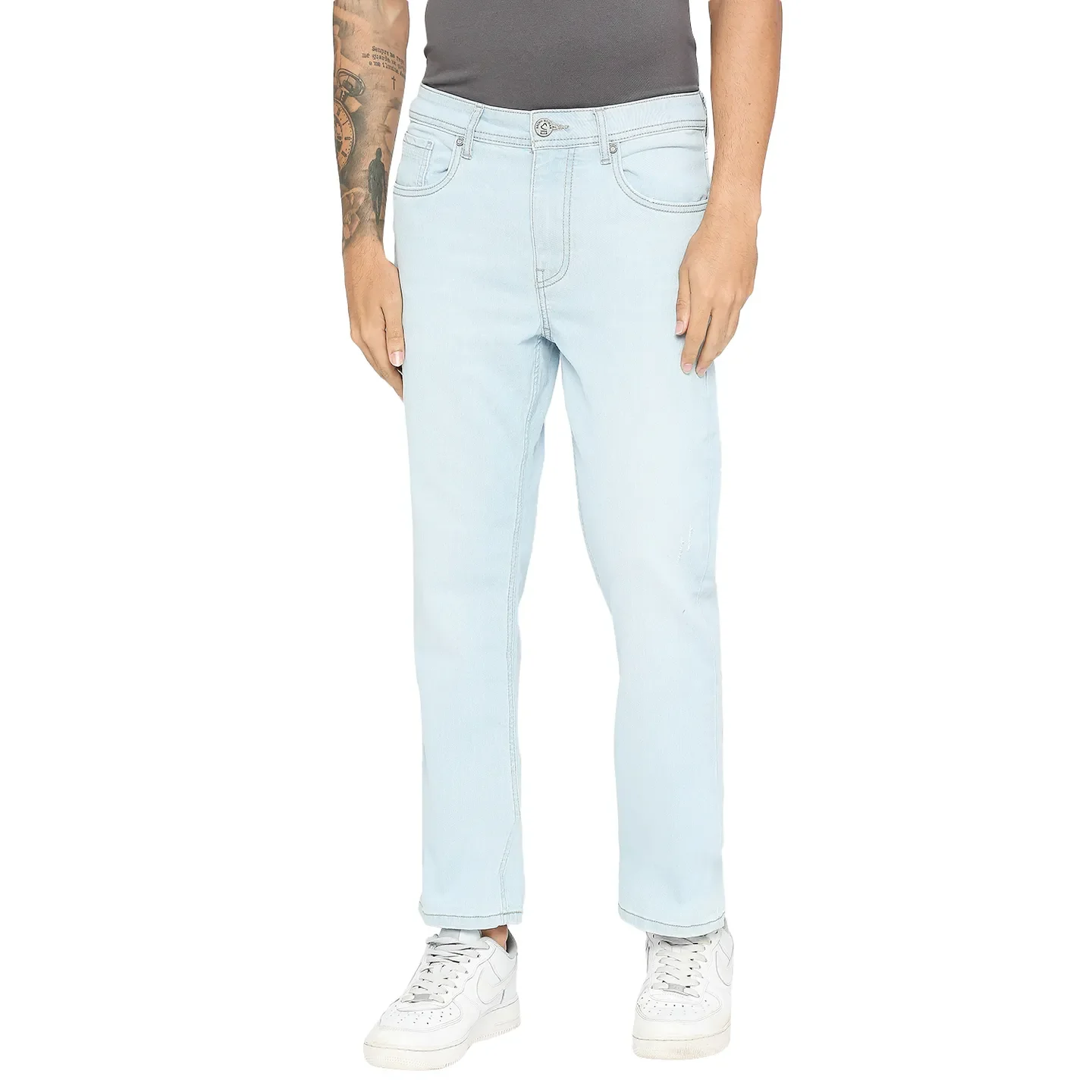 Blue Boot Cut Fit Men's Denims by Being Human Clothing