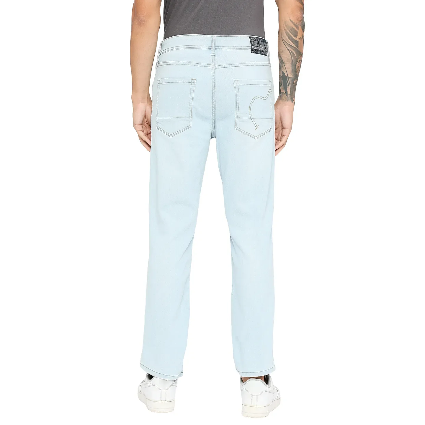 Blue Boot Cut Fit Men's Denims by Being Human Clothing - Image 4