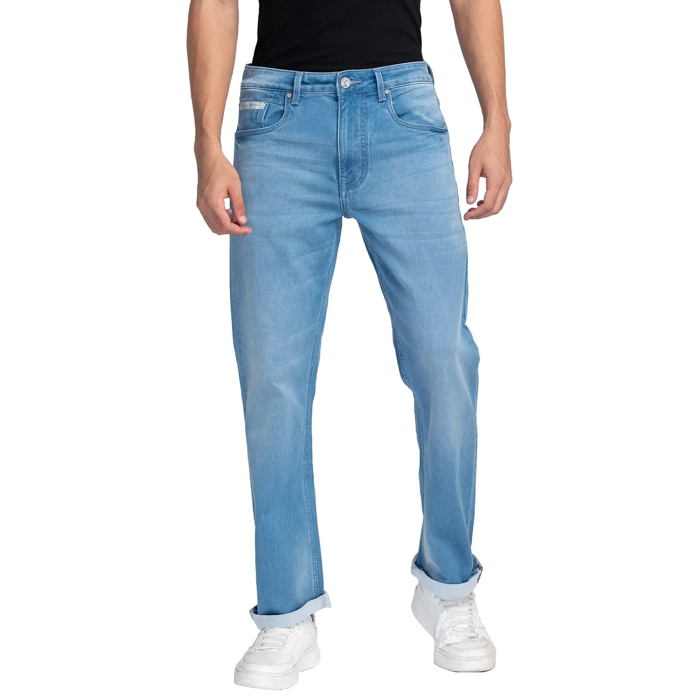 Blue Boot Cut Fit Men's Denims by Being Human Clothing